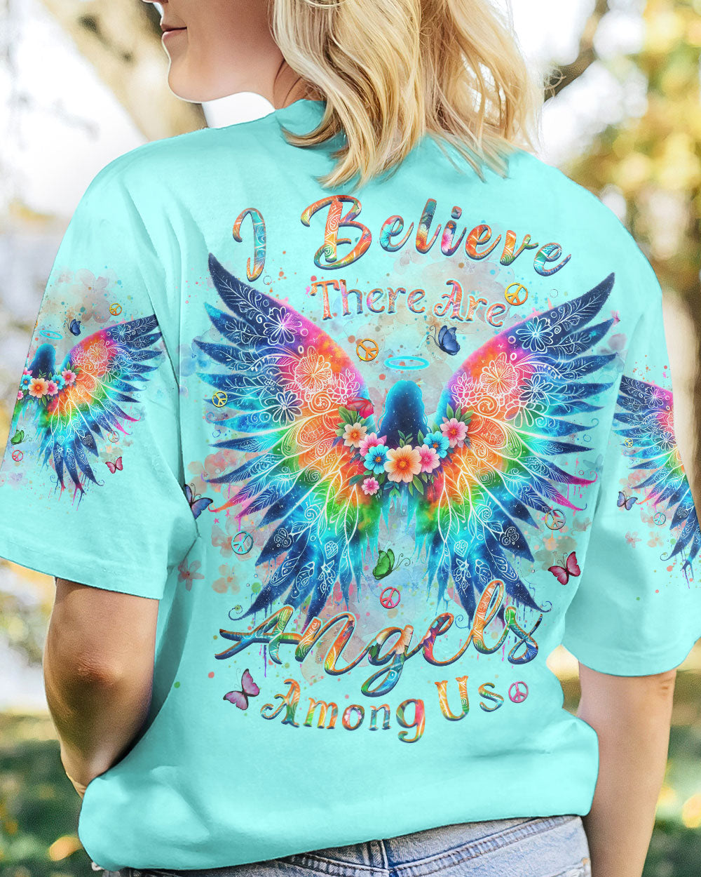I BELIEVE THERE ARE ANGELS AMONG US ALL OVER PRINT - YHHN0201232