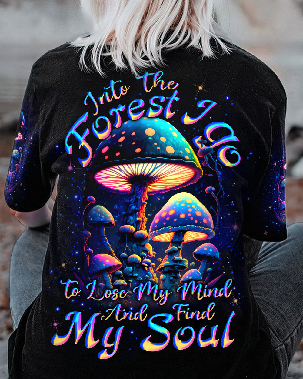 INTO THE FOREST MUSHROOM ALL OVER PRINT - YHLN0206231