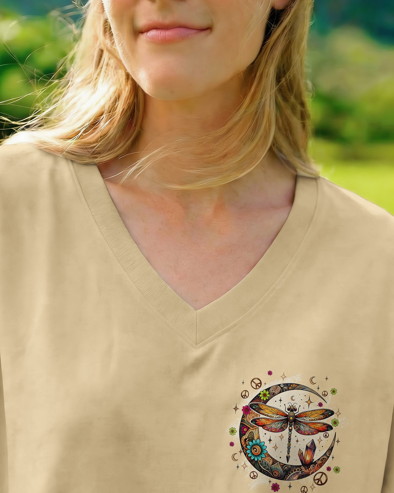 THE MOON SEES YOUR SOUL DRAGONFLY ALL OVER PRINT - TYQY0402261