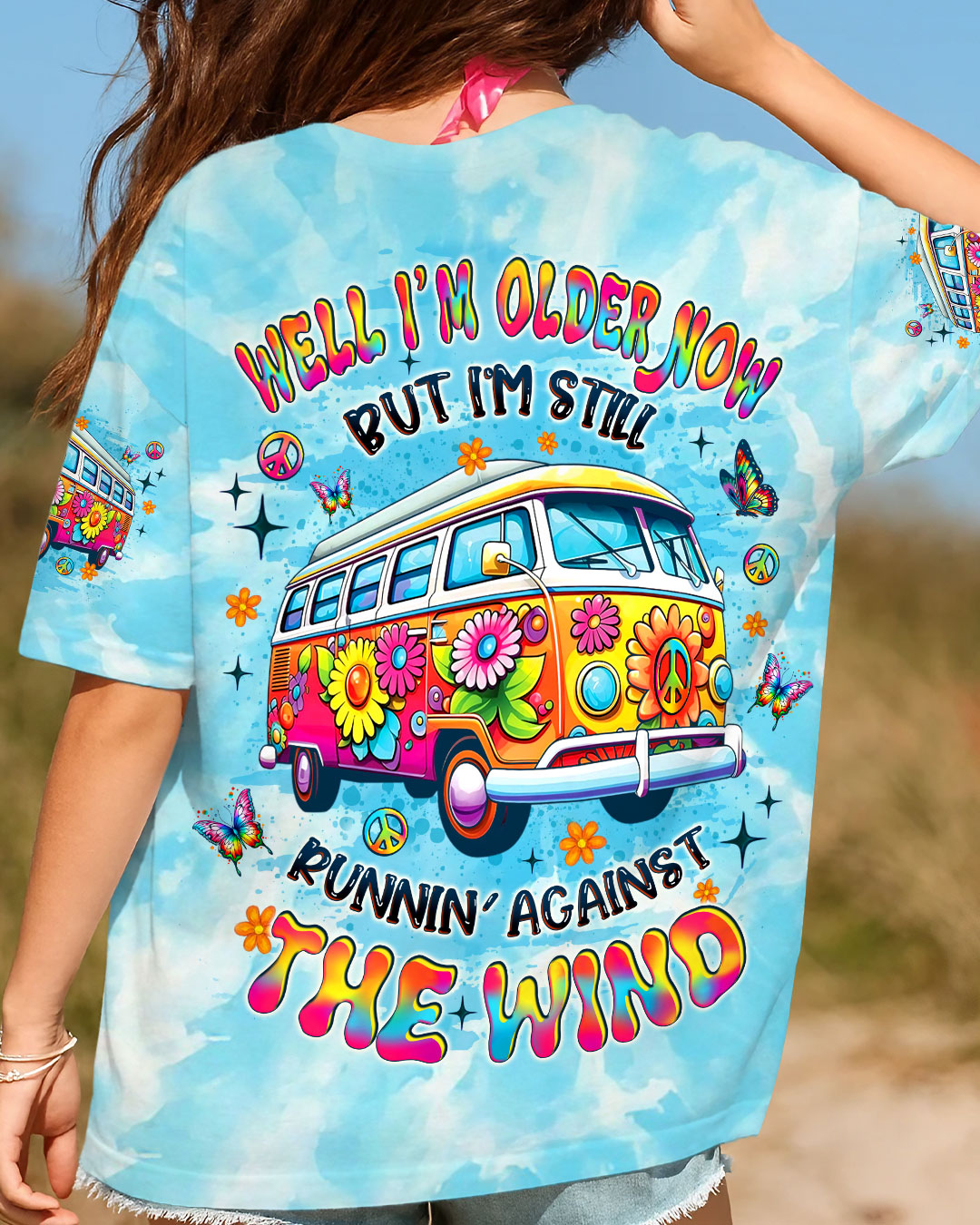 RUNNING AGAINST THE WIND ALL OVER PRINT - YHLT1209251