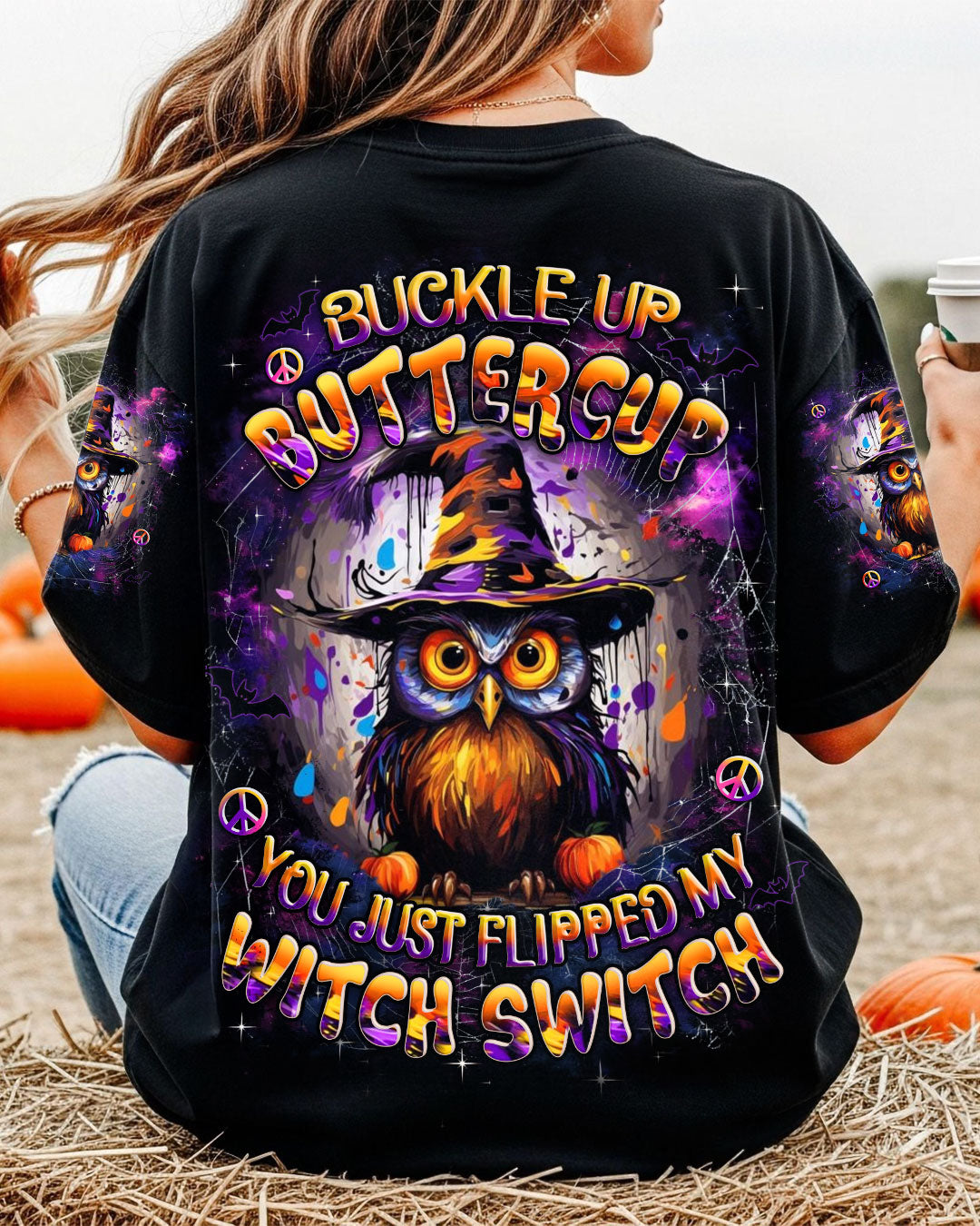 YOU JUST FLIPPED MY WITCH SWITCH OWL HALLOWEEN ALL OVER PRINT - YHHN2609254