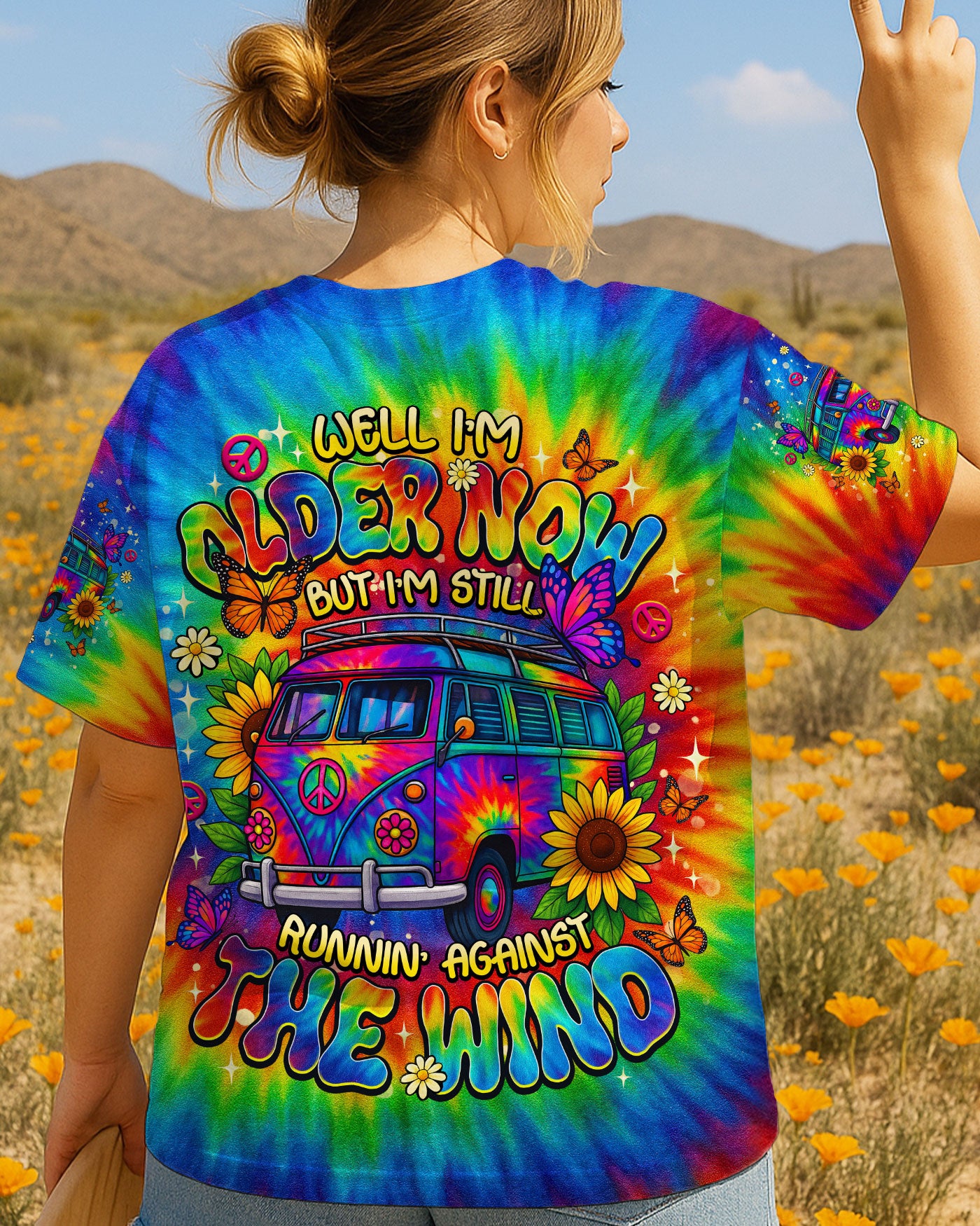 RUNNING AGAINST THE WIND BUS TIE DYE ALL OVER PRINT - TLNT0310251