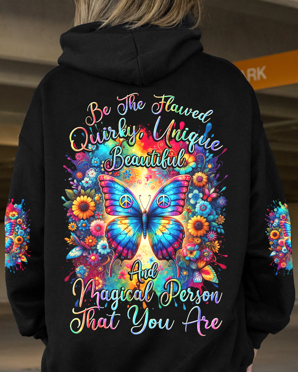 BE THE FLAWED BUTTERFLY ALL OVER PRINT - TYTD2911232