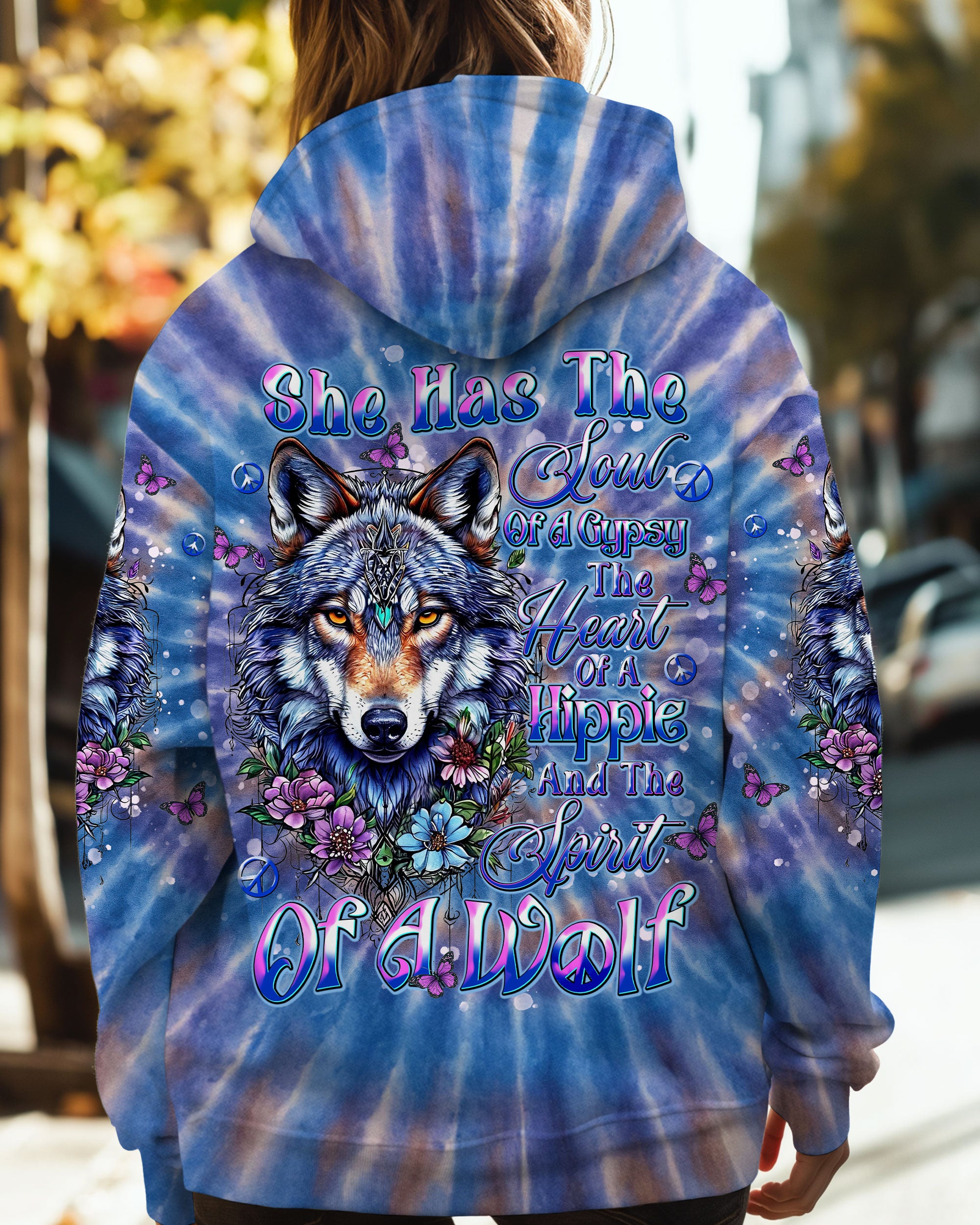 SPIRIT OF A WOLF TIE  DYE ALL OVER PRINT - TLNT2006252