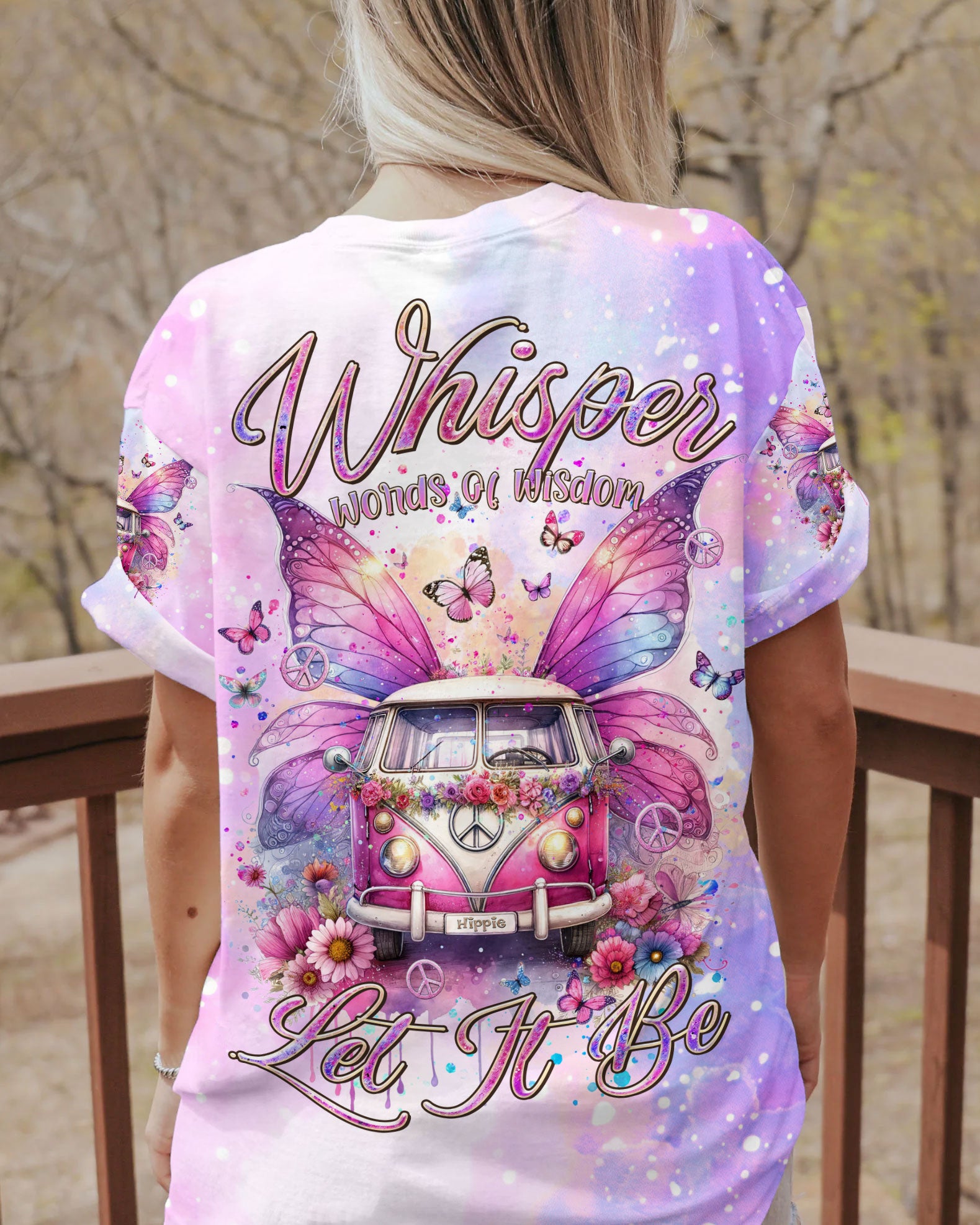 WHISPER WORDS OF WISDOM CAR WINGS ALL OVER PRINT - TLTR1612232