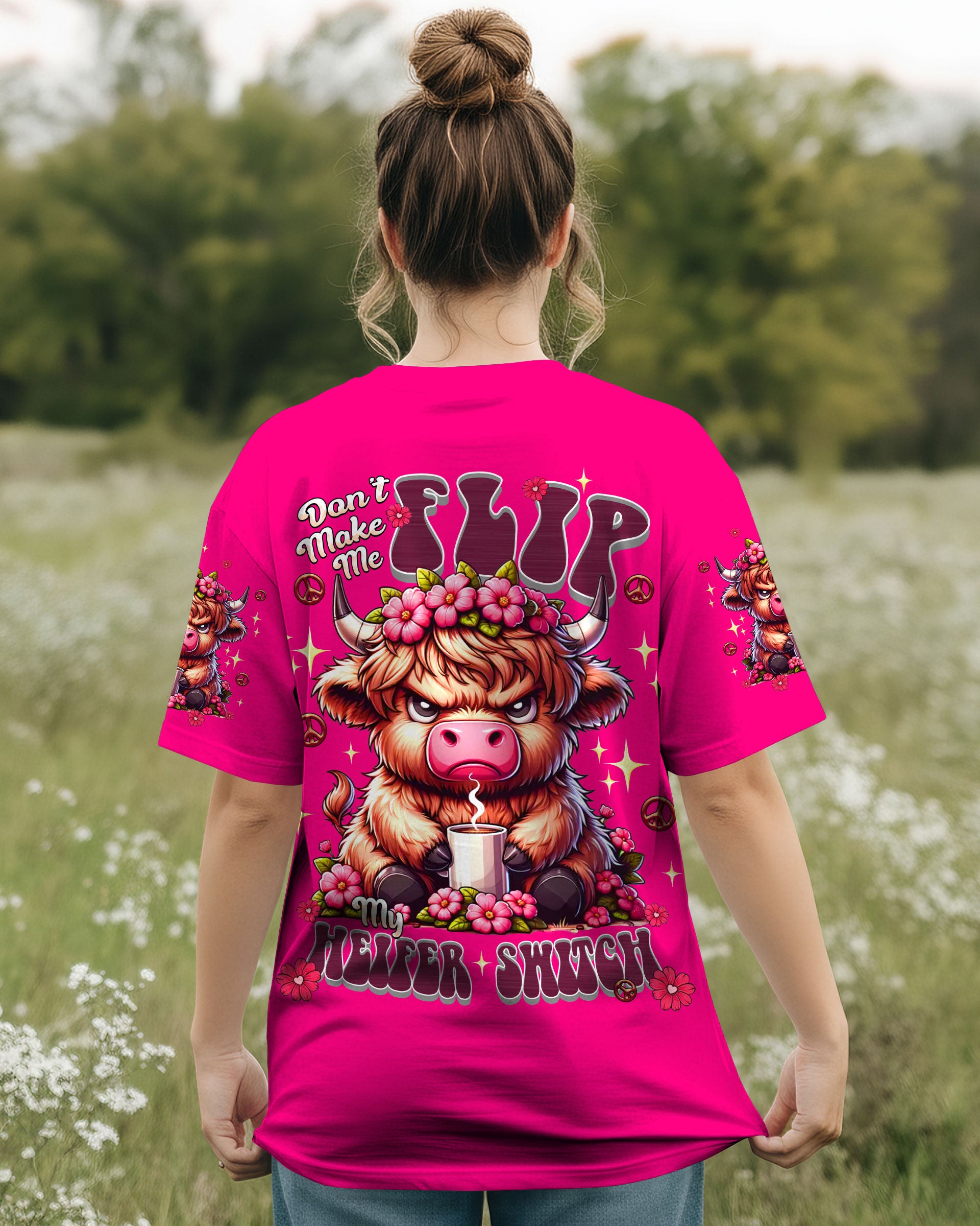 HEIFER SWITCH COW  ALL OVER PRINT - TLNT1011253