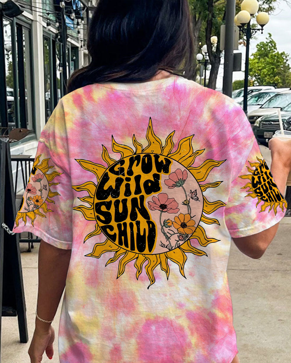 GROW WILD SUN CHILD TIE DYE ALL OVER PRINT - TLNT2806231