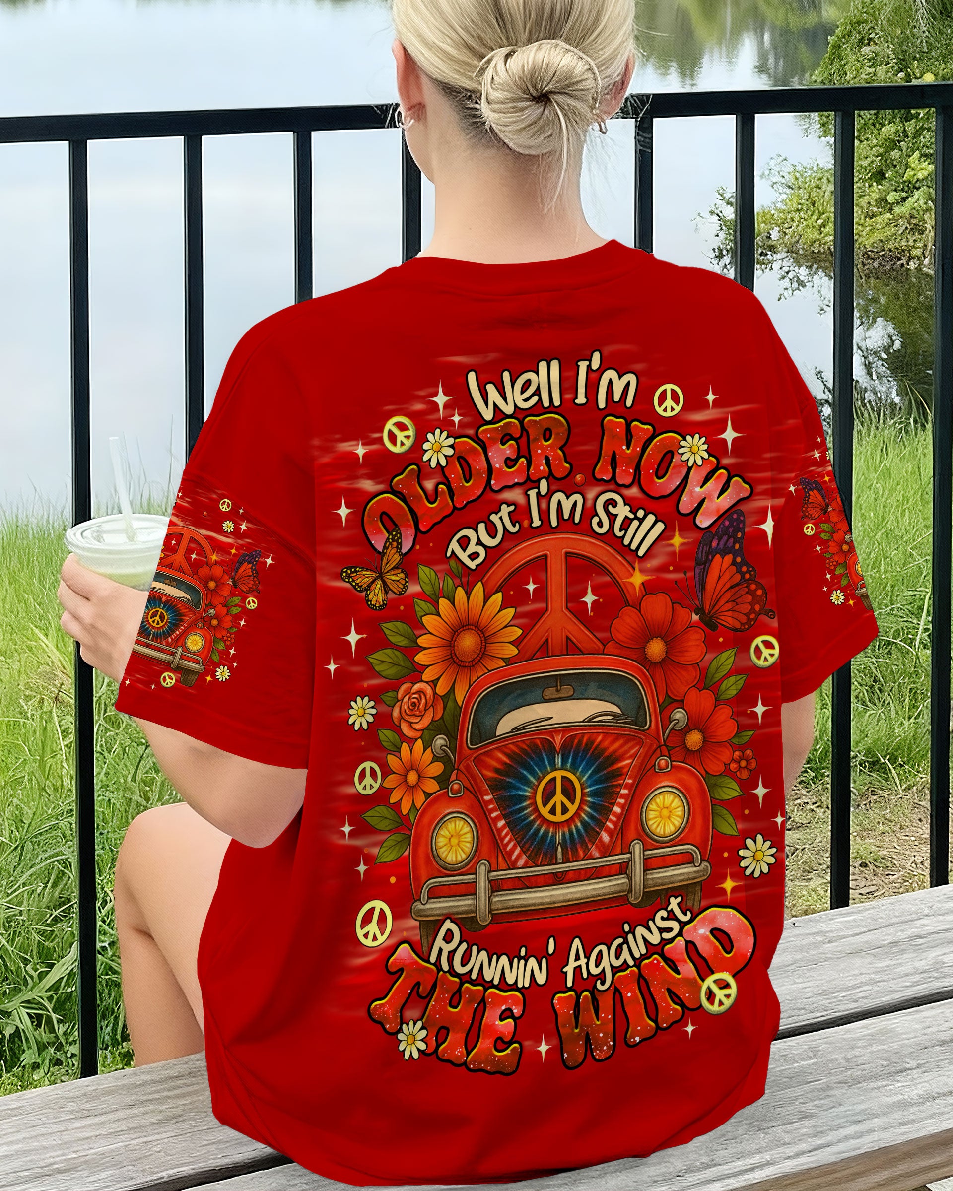 RUNNING AGAINST THE WIND CAR  ALL OVER PRINT - TLNT0411253