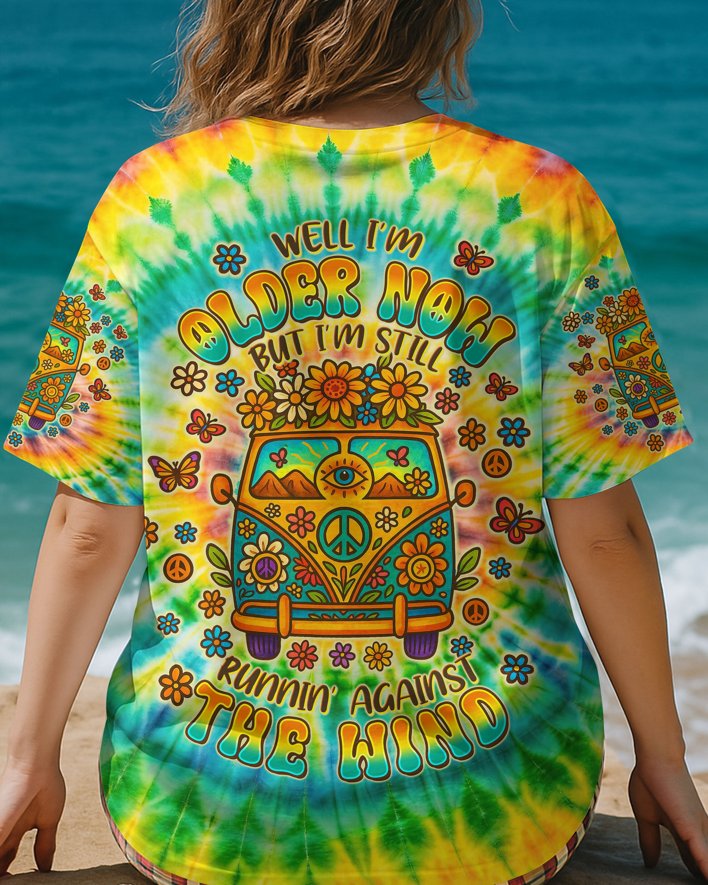 RUNNING AGAINST THE WIND BUS TIE DYE ALL OVER PRINT - TLTW1604252