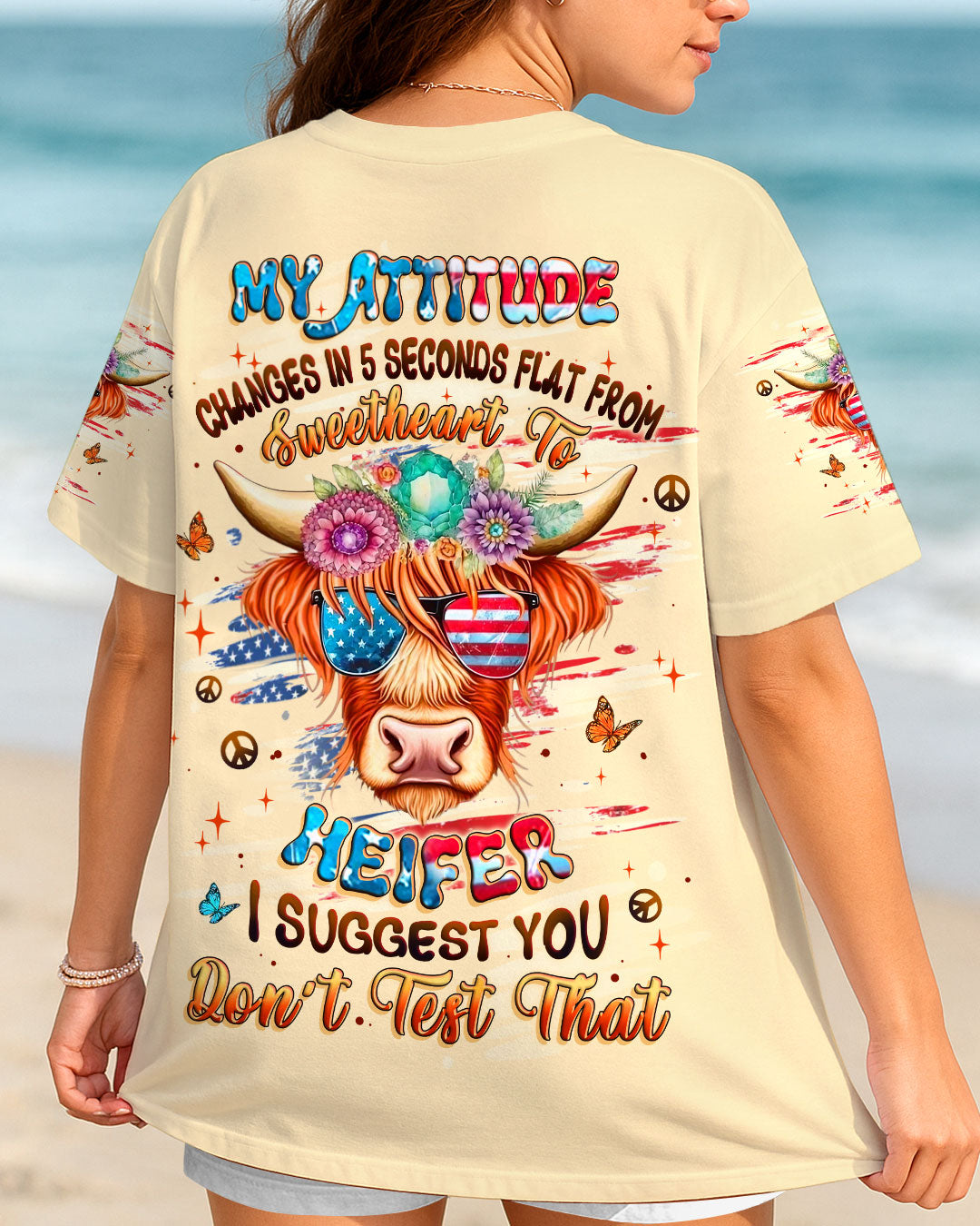 MY ATTITUDE CHANGES IN 5 SECONDS HEIFER ALL OVER PRINT - YHLT1009251