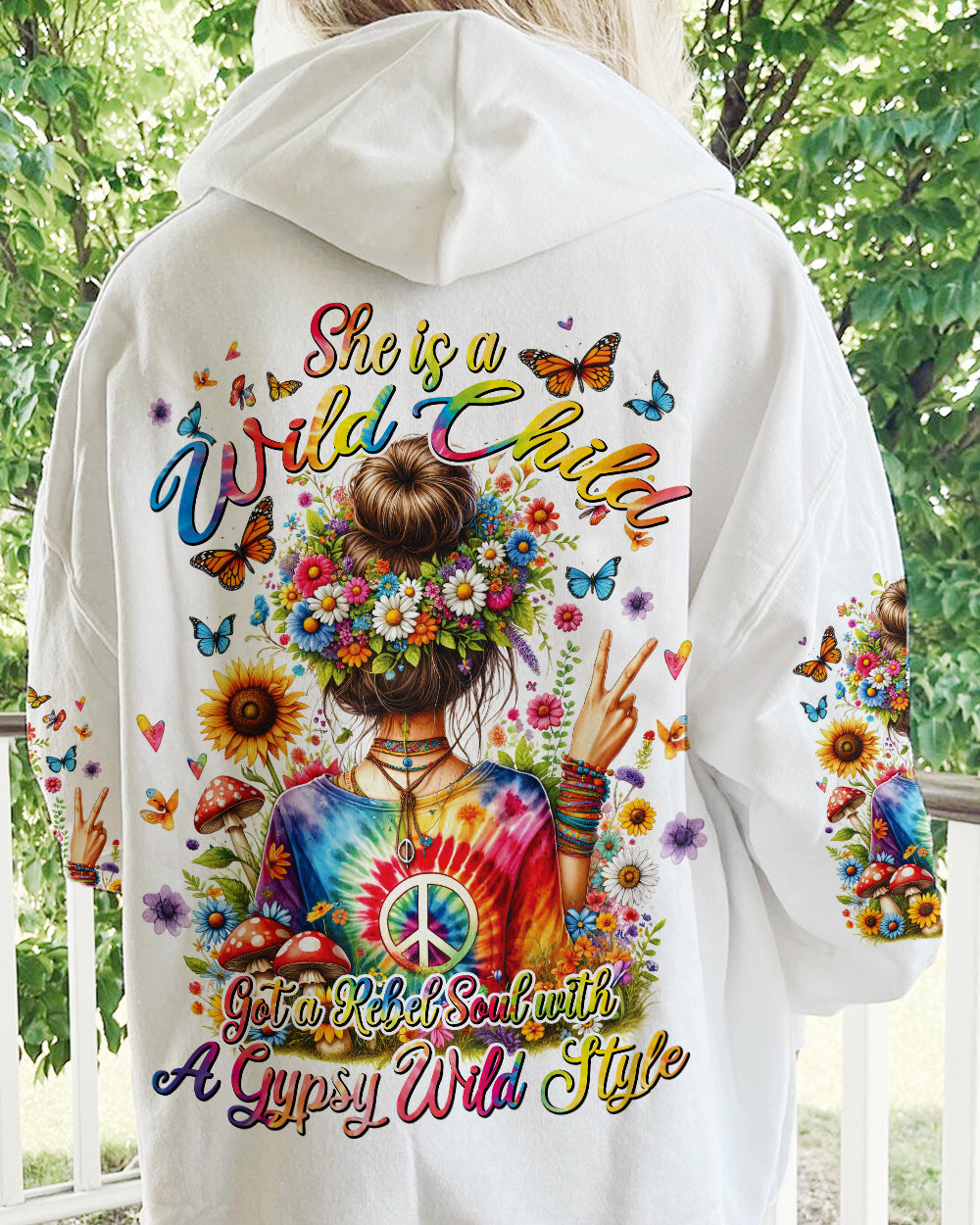 SHE IS A WILD CHILD ALL OVER PRINT - TYTD2501242