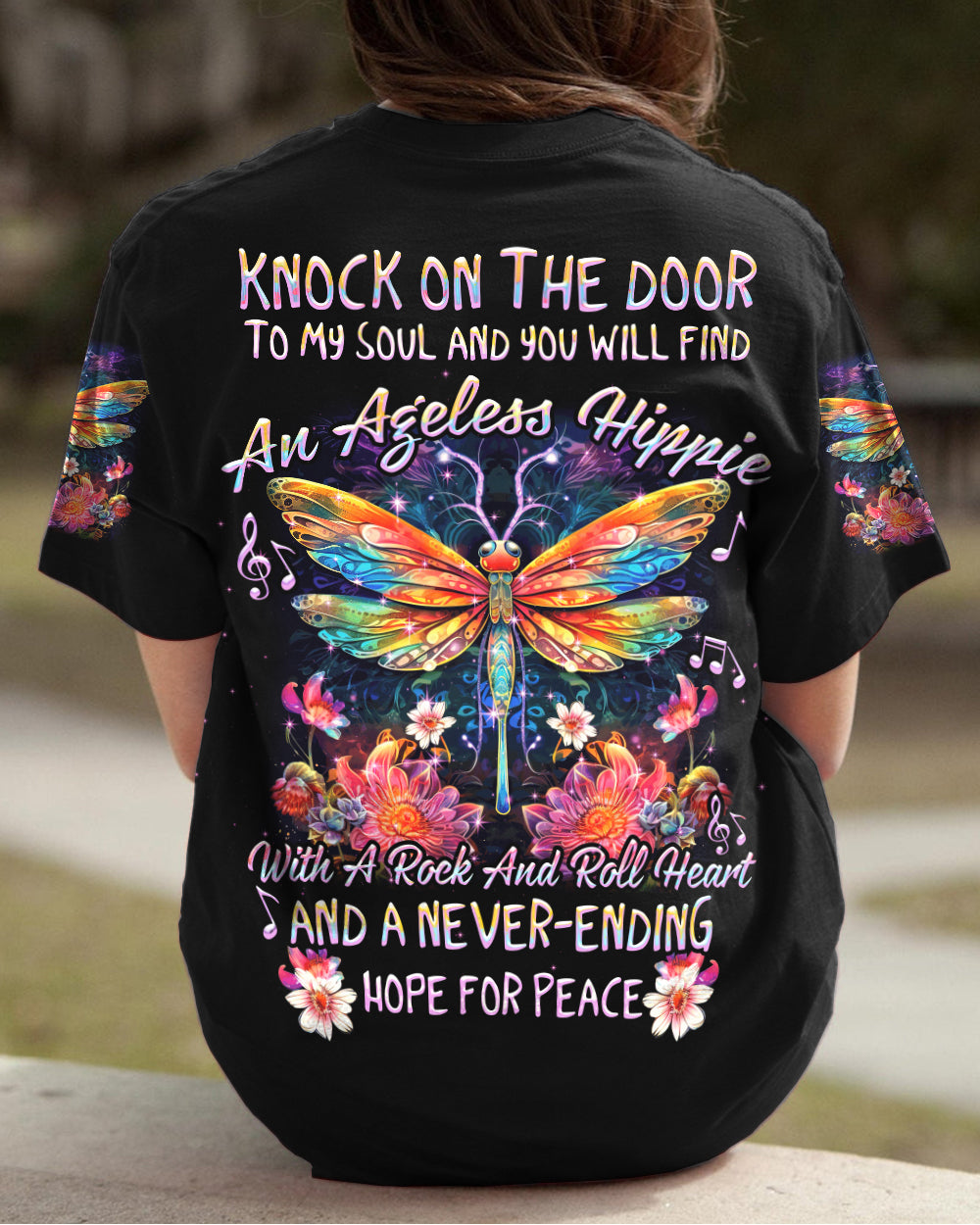 KNOCK ON THE DOOR TO MY SOUL DRAGONFLY ALL OVER PRINT - TYTD1306231