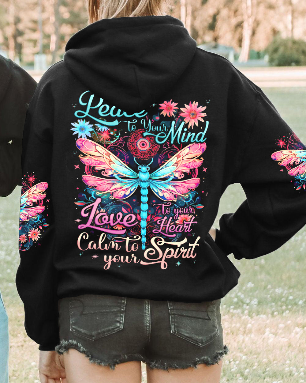 PEACE TO YOUR MIND DRAGONFLY ALL OVER PRINT - TYTD1710232