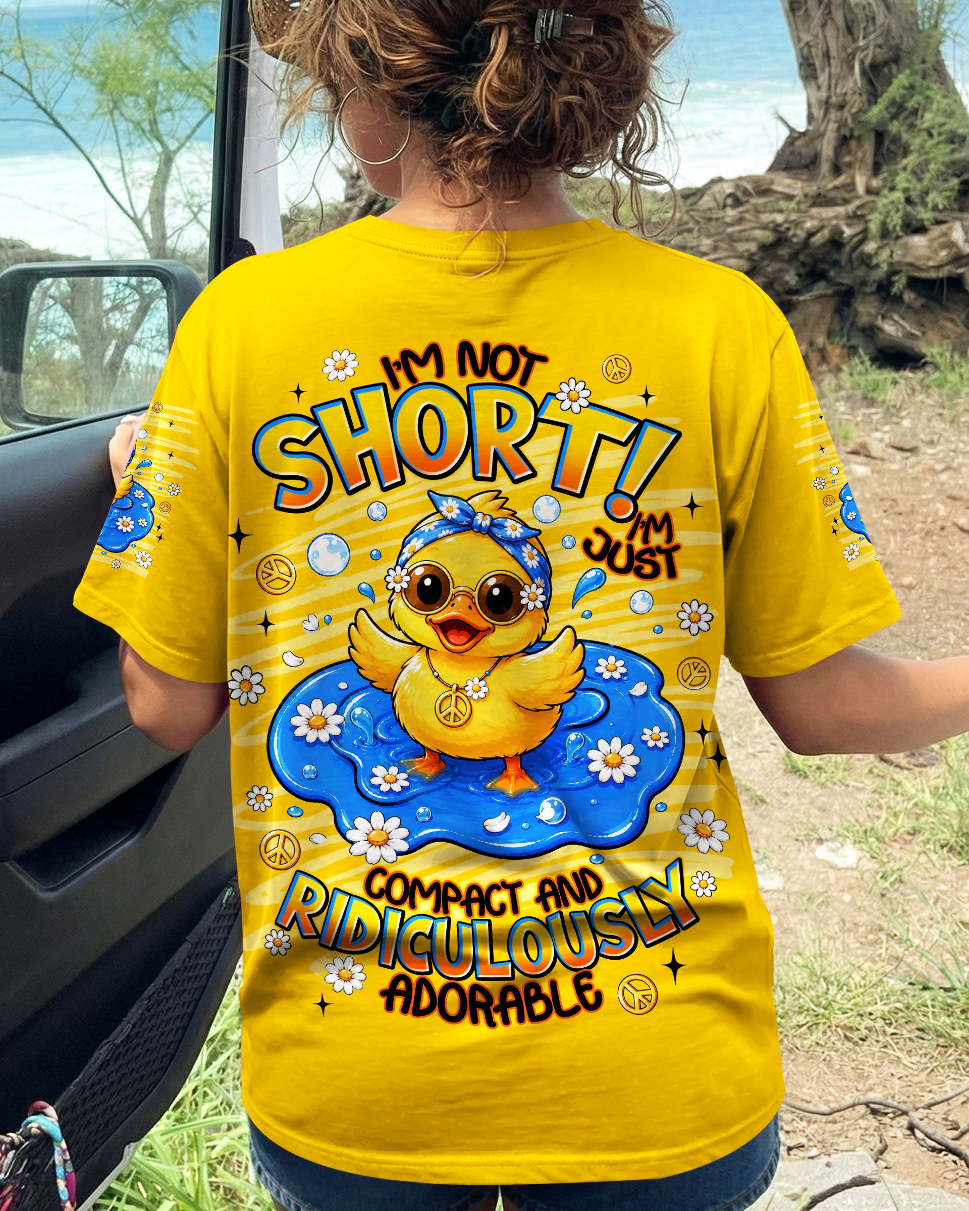 I'M NOT SHORT DUCK ALL OVER PRINT - TLNT2005261