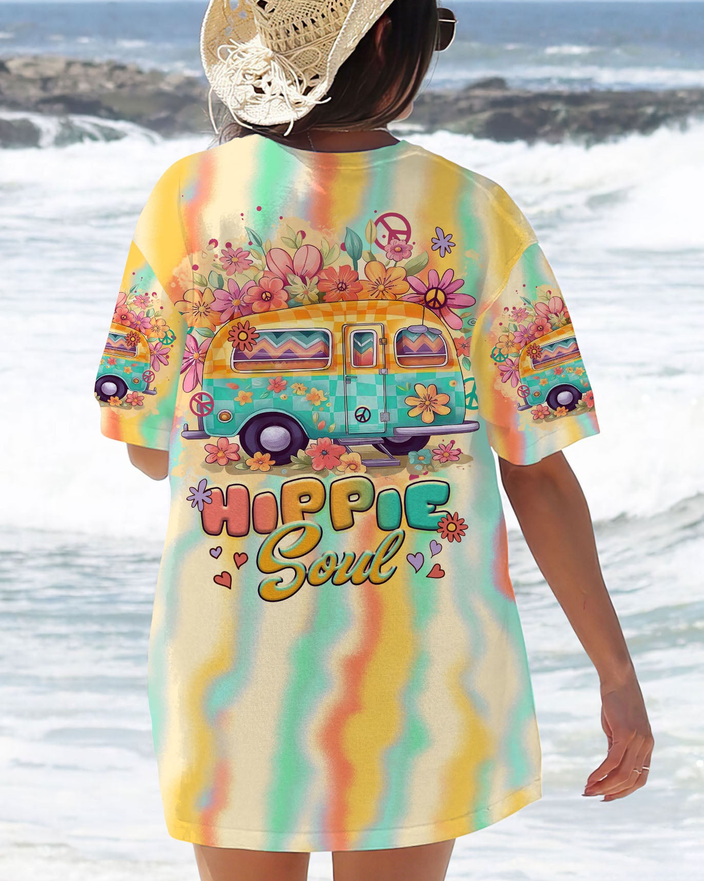 HIPPIE SOUL TIE DYE ALL OVER PRINT - TLTR1207231