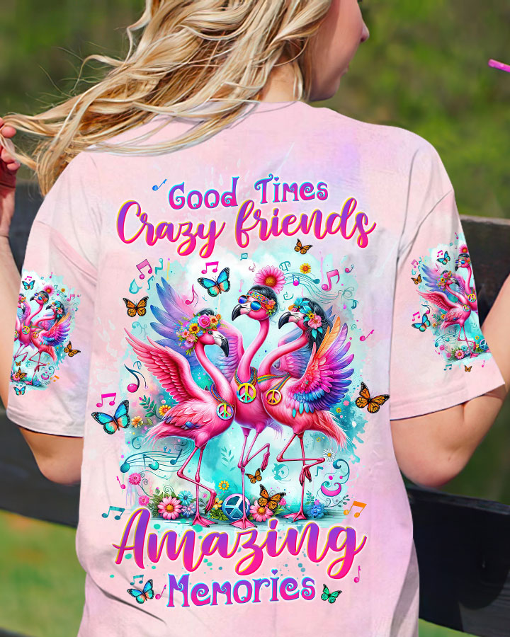 GOOD TIMES CRAZY FRIEND FLAMINGO ALL OVER PRINT - TLTW2304243