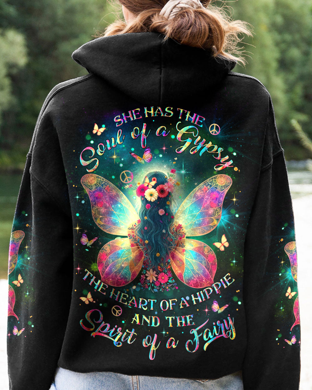 SPIRIT OF A FAIRY HIPPIE GIRL ALL OVER PRINT - YHLT2411232