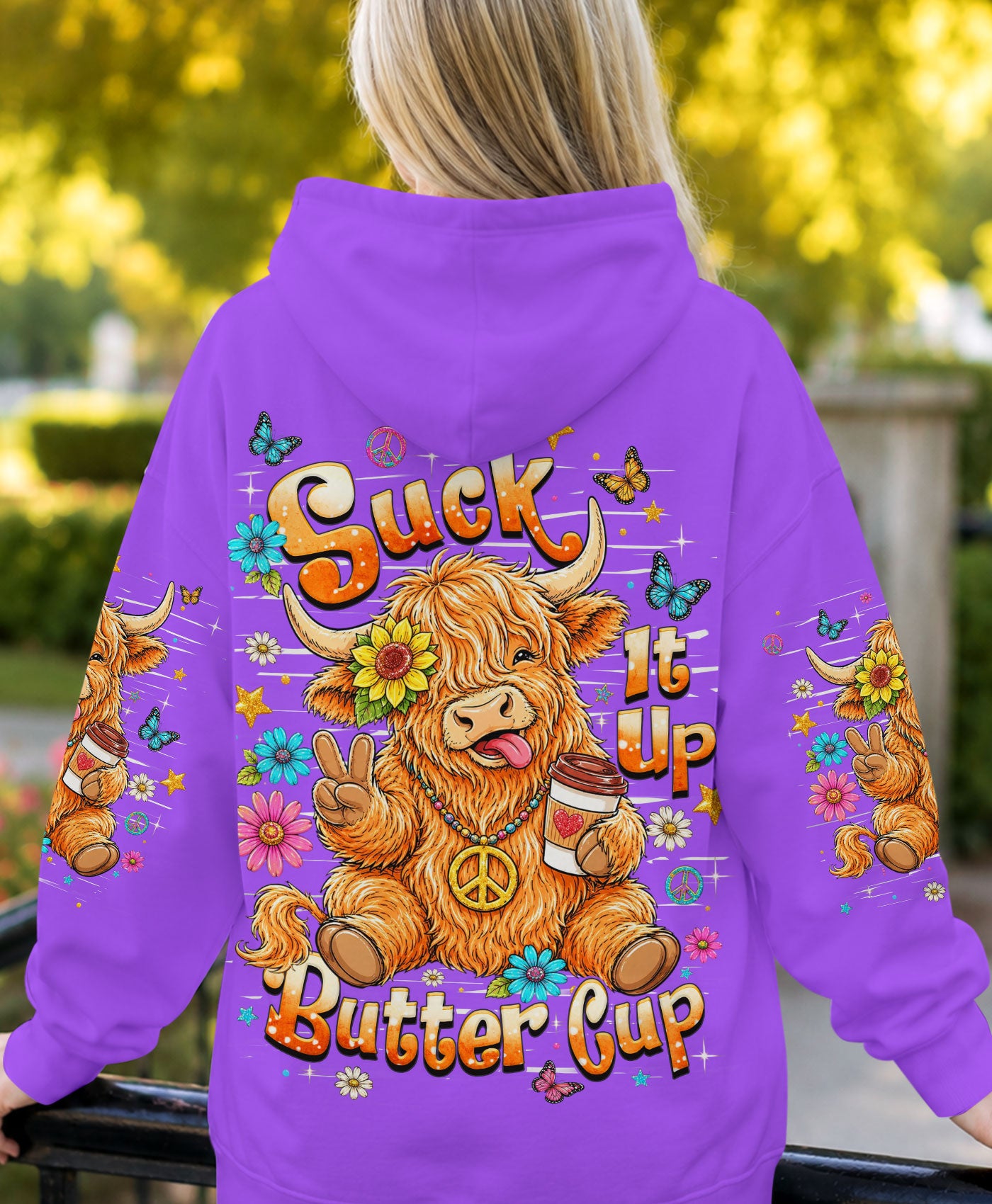 SUCK IT UP BUTTERCUP COW  ALL OVER PRINT   - TLHN0806265