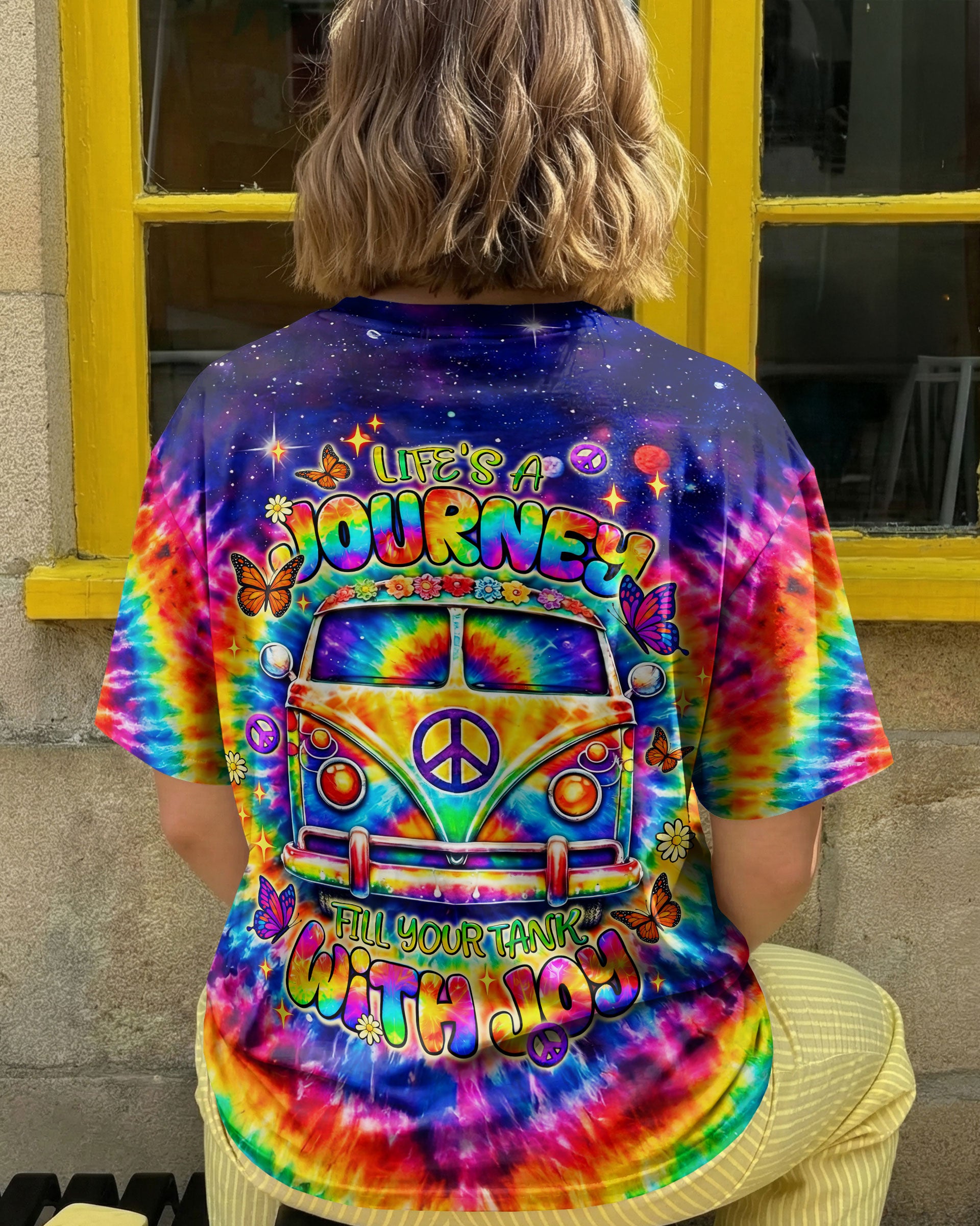 LIFE'S A JOURNEY BUS SWIRL ALL OVER PRINT - TLNT0402262