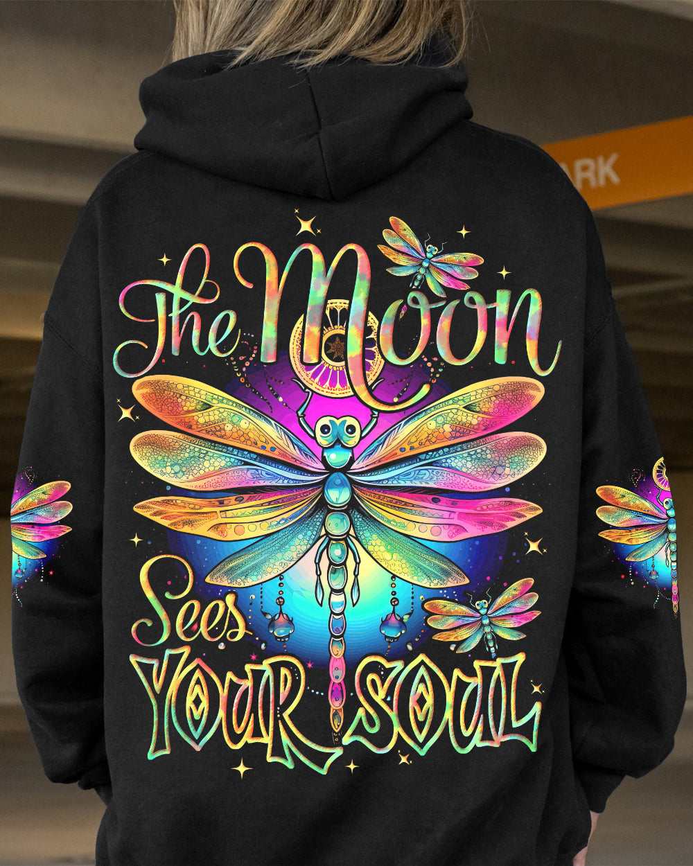 THE MOON SEES YOUR SOUL DRAGONFLY ALL OVER PRINT - TYTD0910231