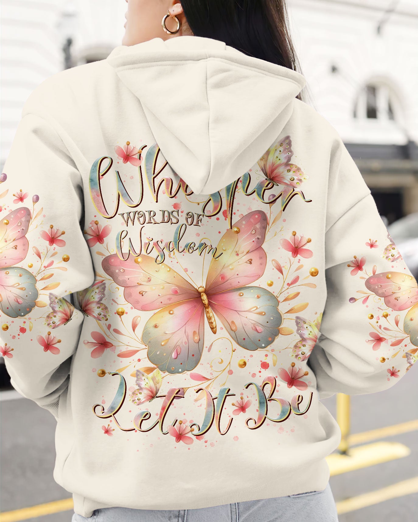WHISPER WORDS OF WISDOM BUTTERFLY ALL OVER PRINT - TLTR1912234