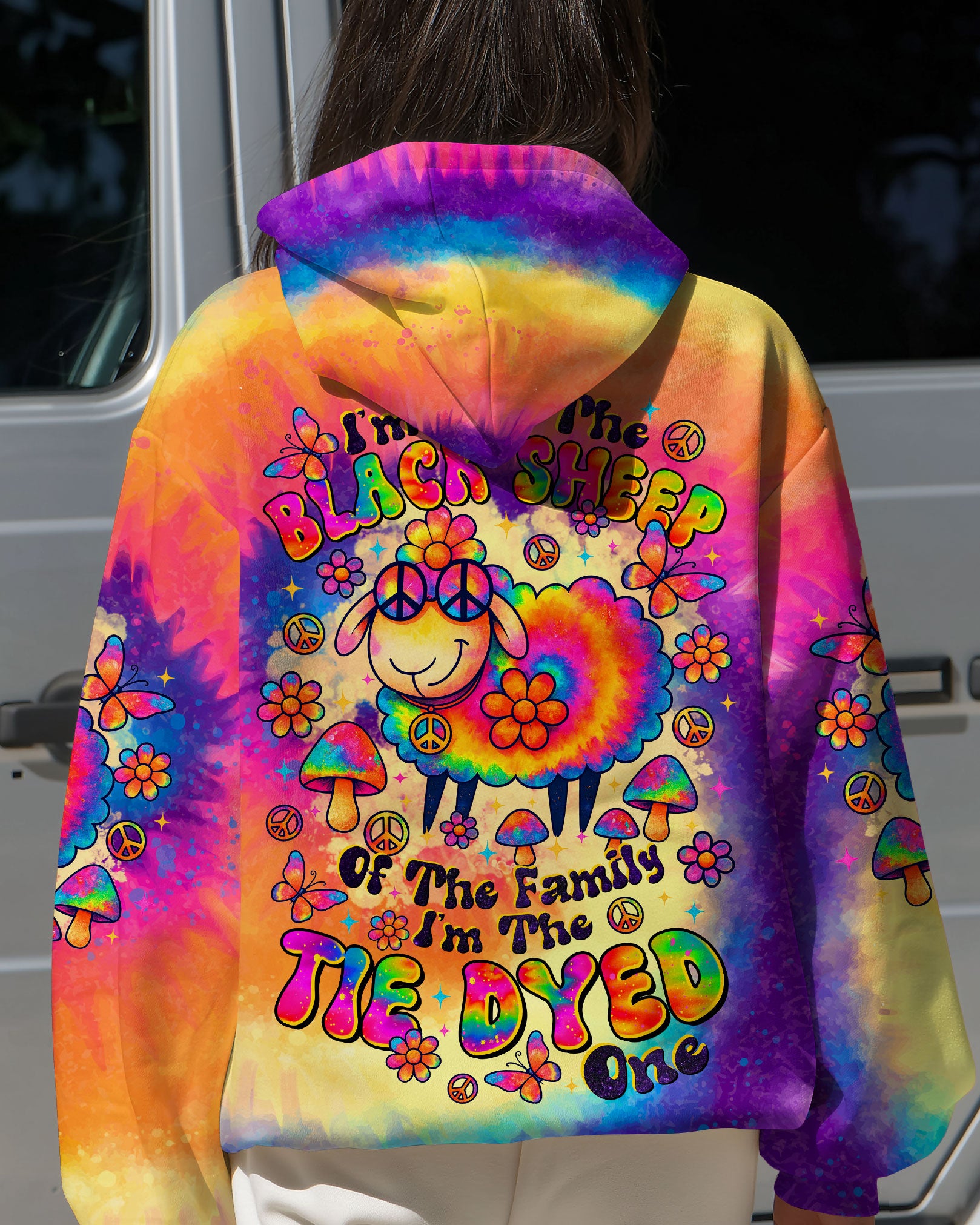 I'M NOT THE BLACK SHEEP TIE DYE ALL OVER PRINT  - TLTR1309252