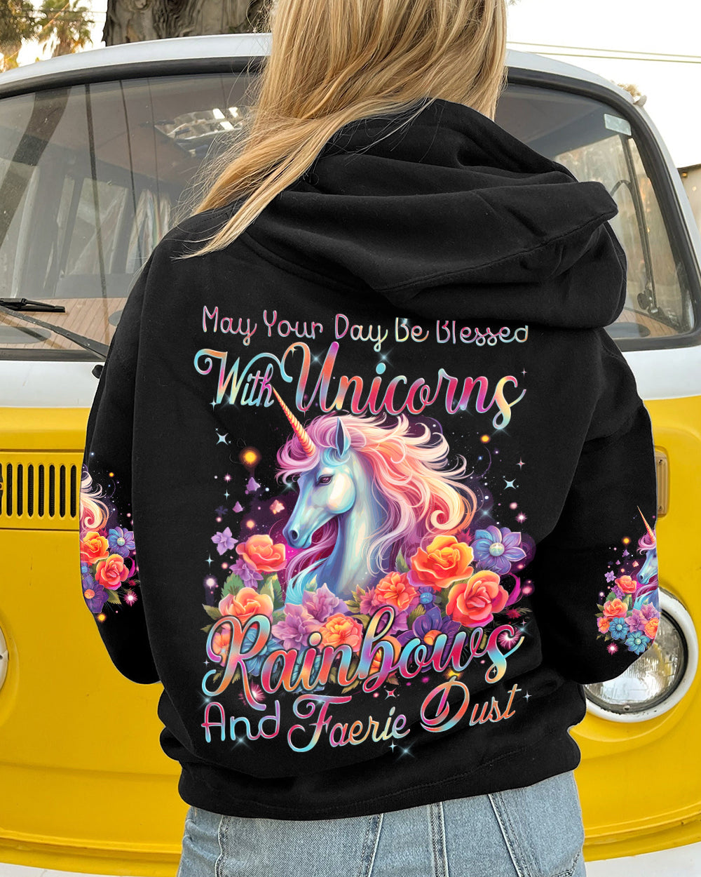 YOUR DAY BE BLESSED UNICORN ALL OVER PRINT - TYTD1310232