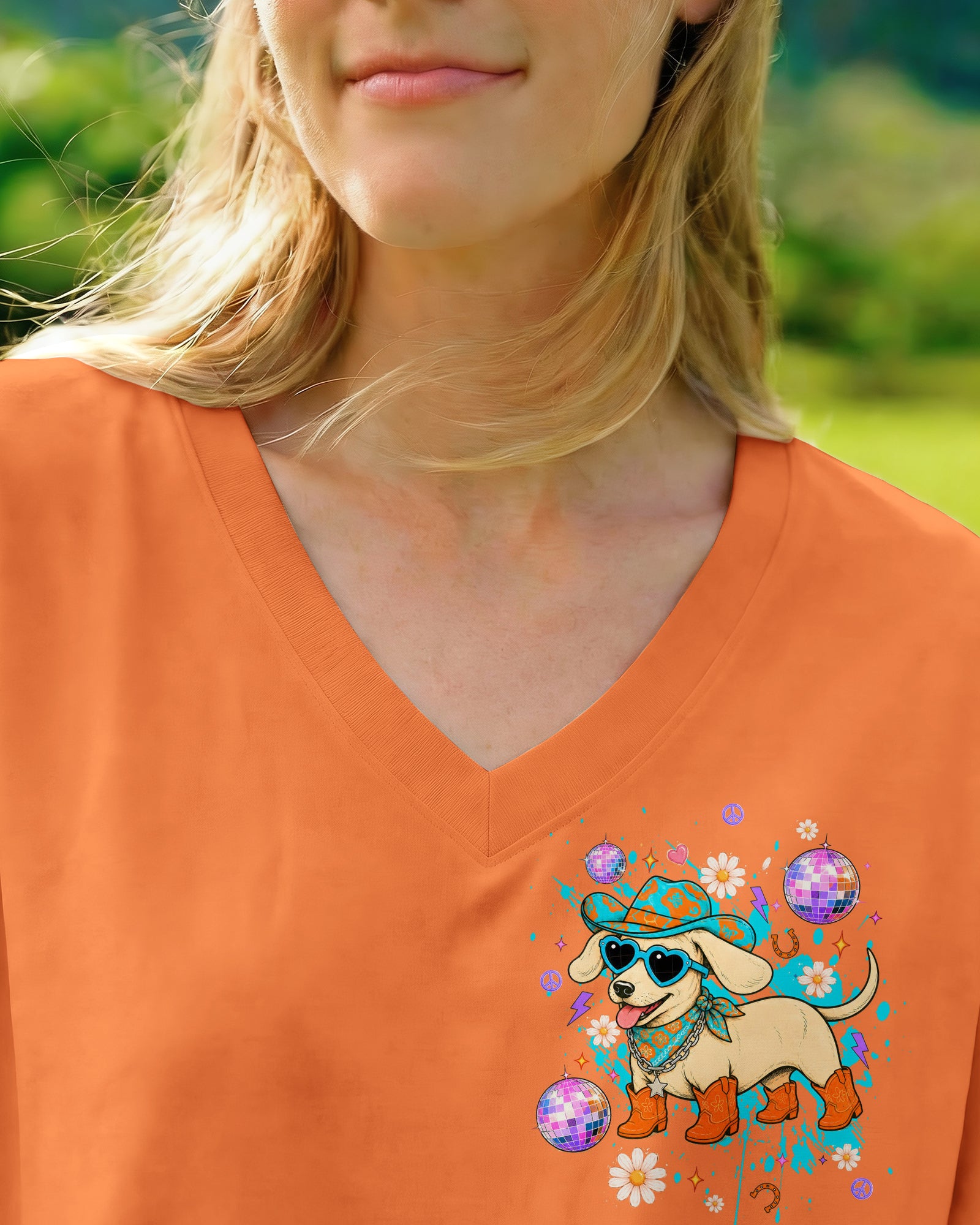 LET'S GO GIRLS DACHSHUND DOG ALL OVER PRINT - TLTW1806265