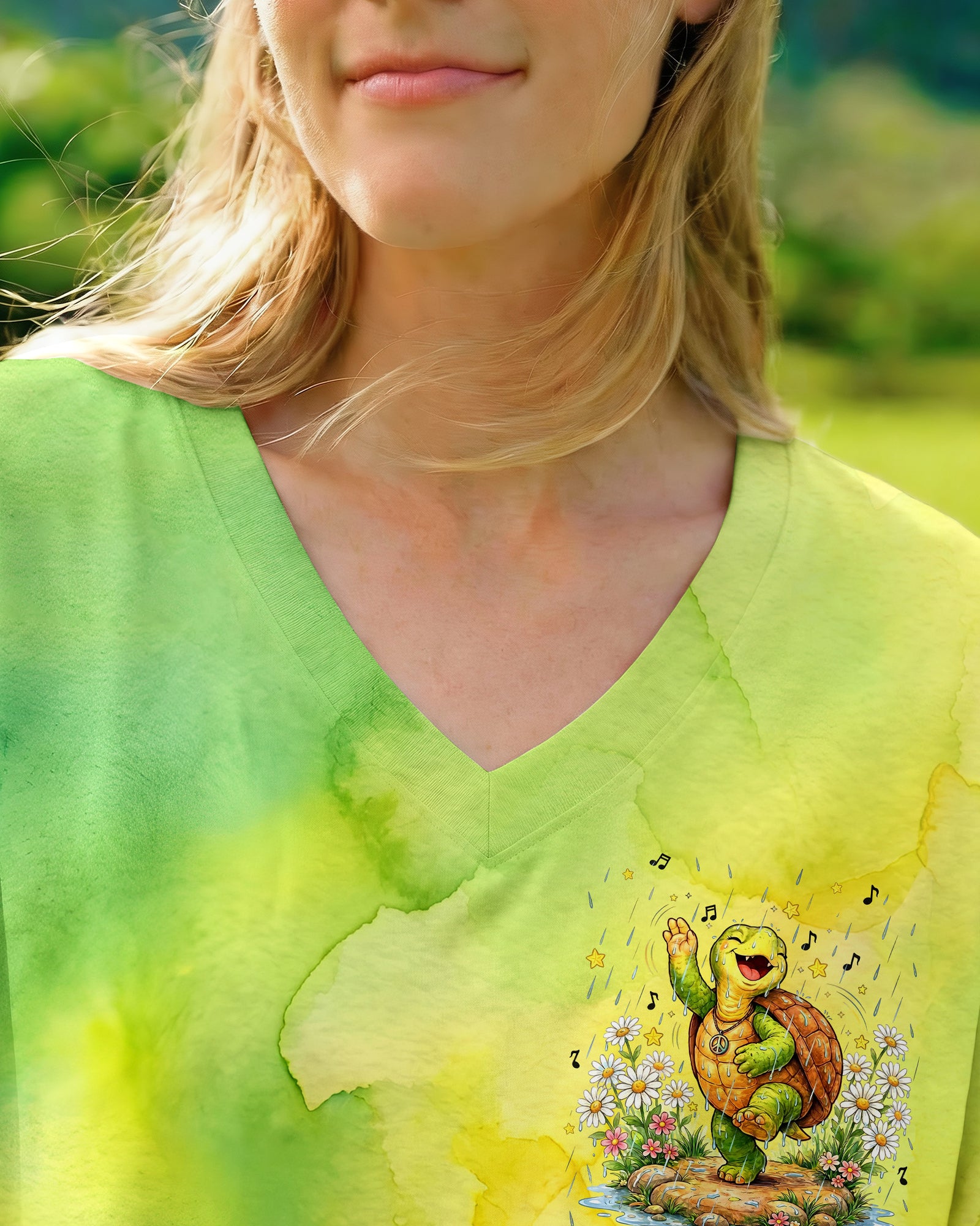 DANCE IN THE RAIN TURTLE ALL OVER PRINT - TYLN2505261