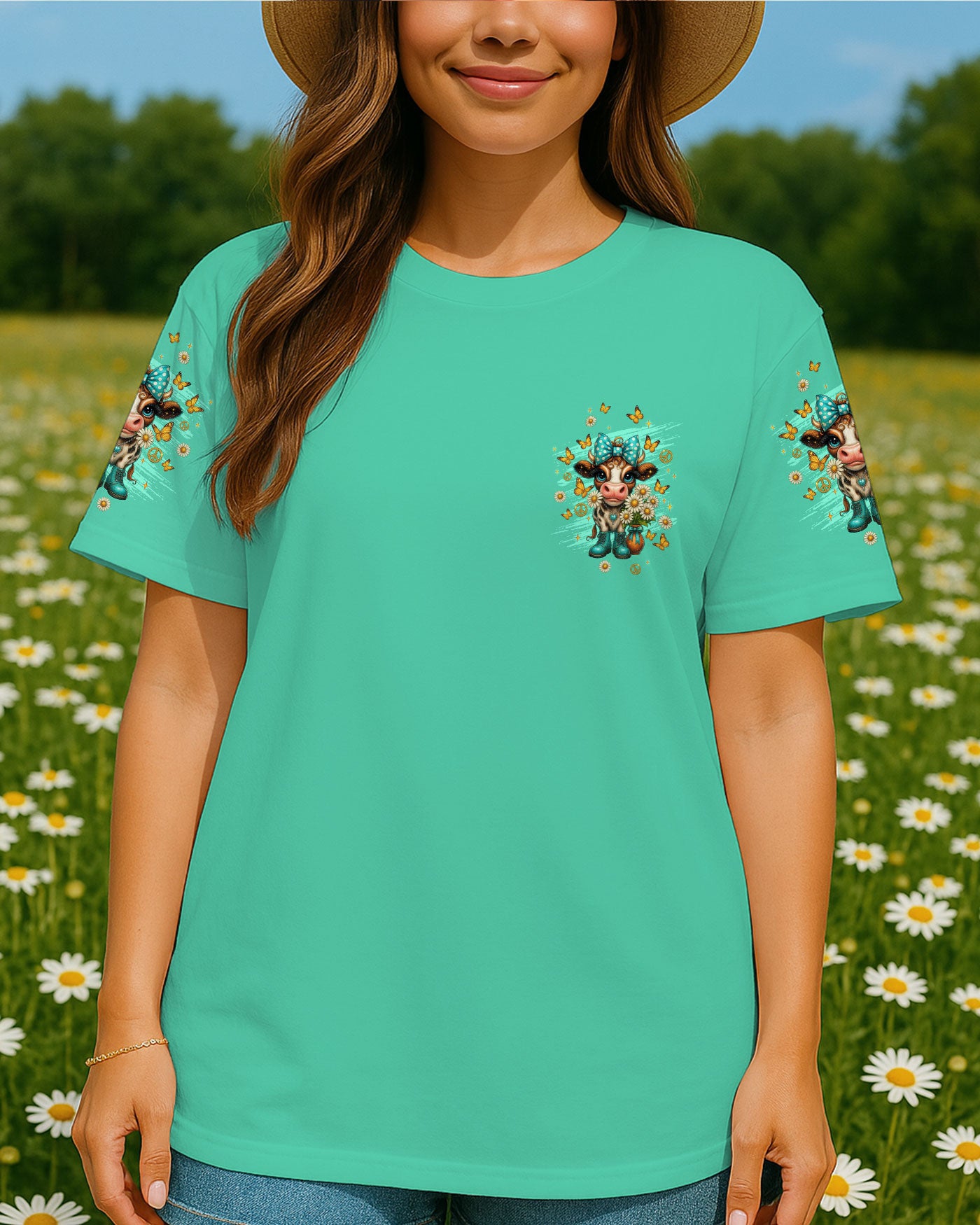 I'M NOT A HOT MESS COW ALL OVER PRINT  - TLNT1007253