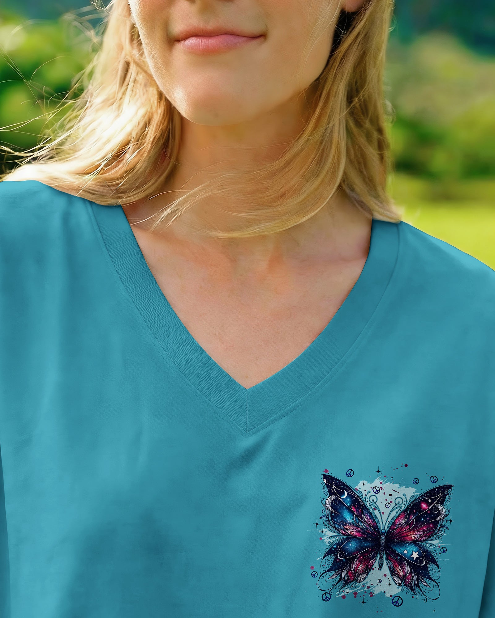 CHOOSE TO USE YOUR WINGS BUTTERFLY ALL OVER PRINT - TYQY2702262