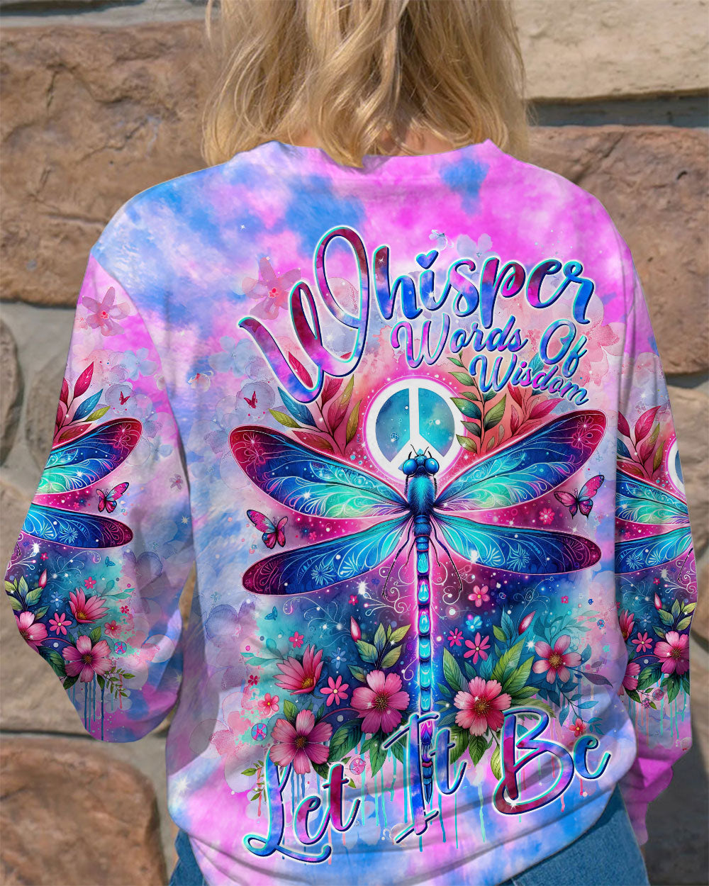 WHISPER WORDS OF WISDOM DRAGONFLY ALL OVER PRINT - TLNT1212233