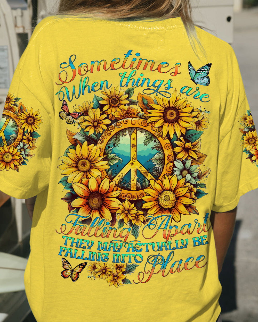 WHEN THINGS ARE FALLING APART ALL OVER PRINT - TYTD0407232