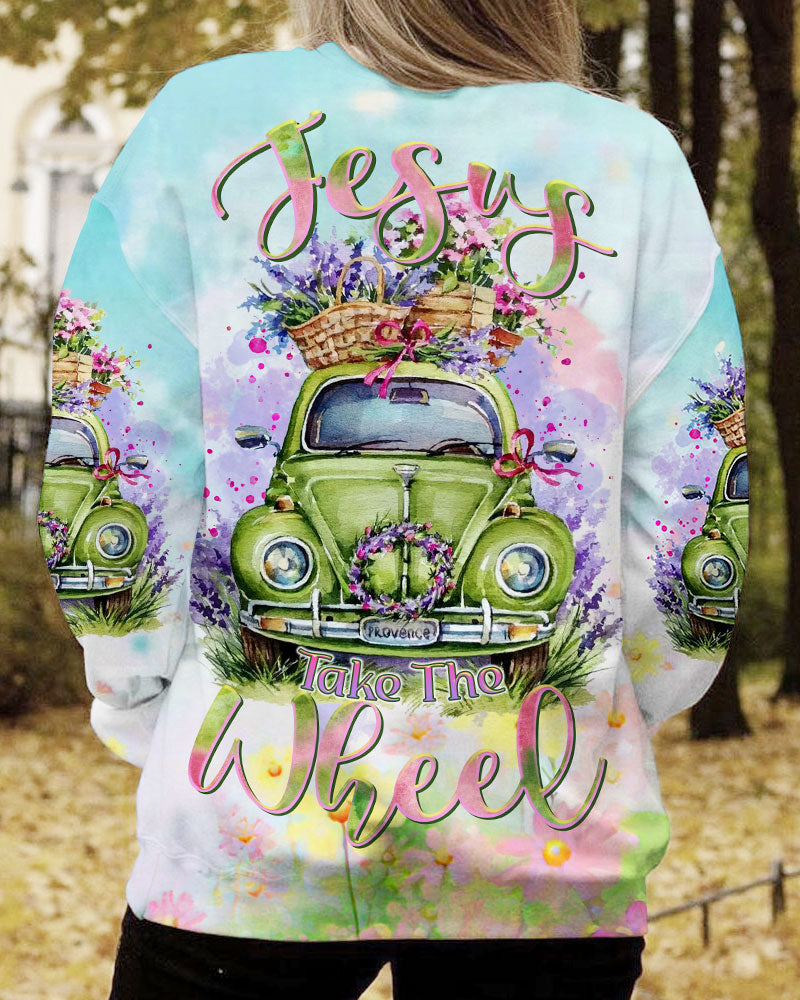 JESUS TAKE THE WHEEL OLD CAR ALL OVER PRINT - TLTR2612231