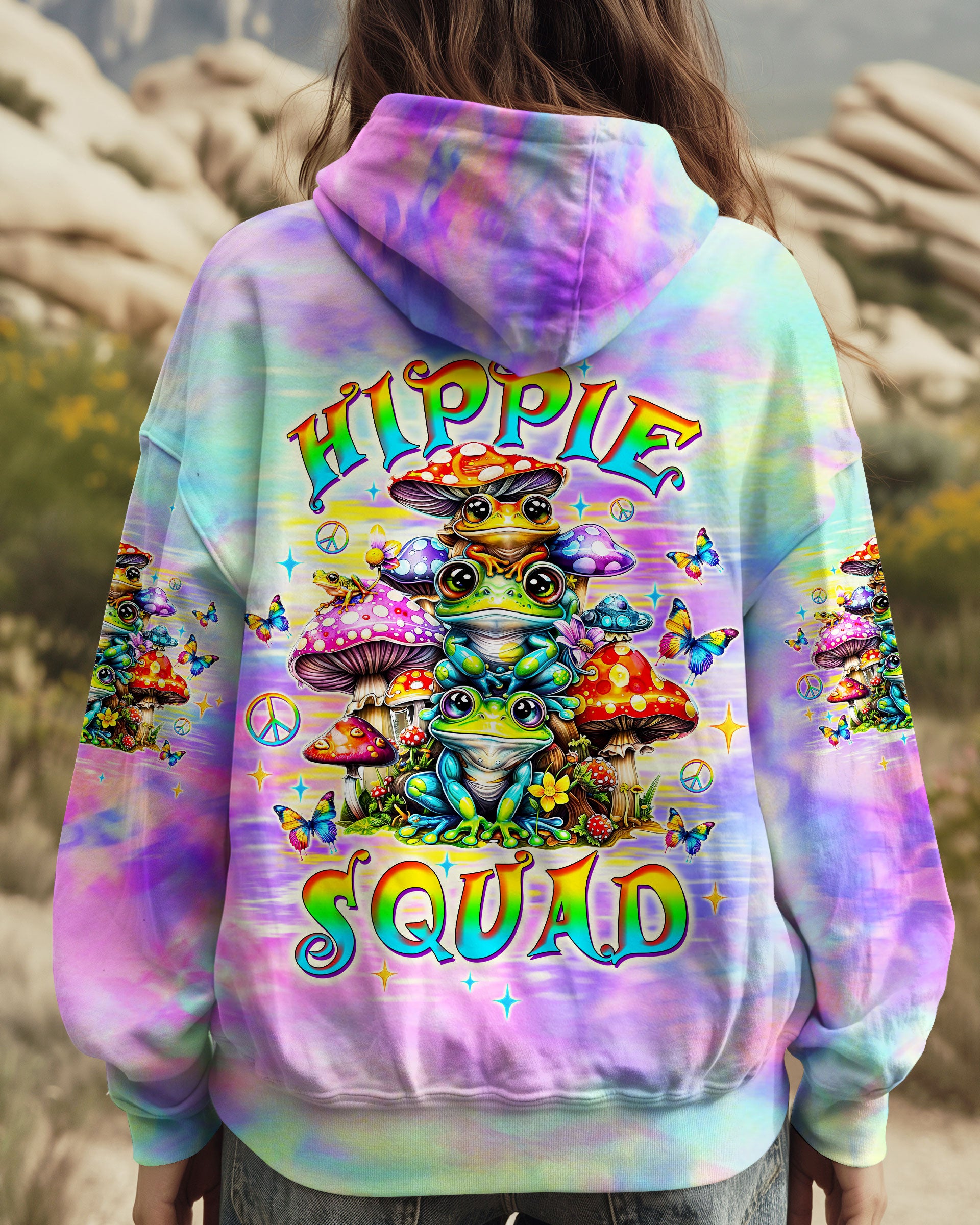 HIPPIE SQUAD FROG ALL OVER PRINT - TLTW2812243
