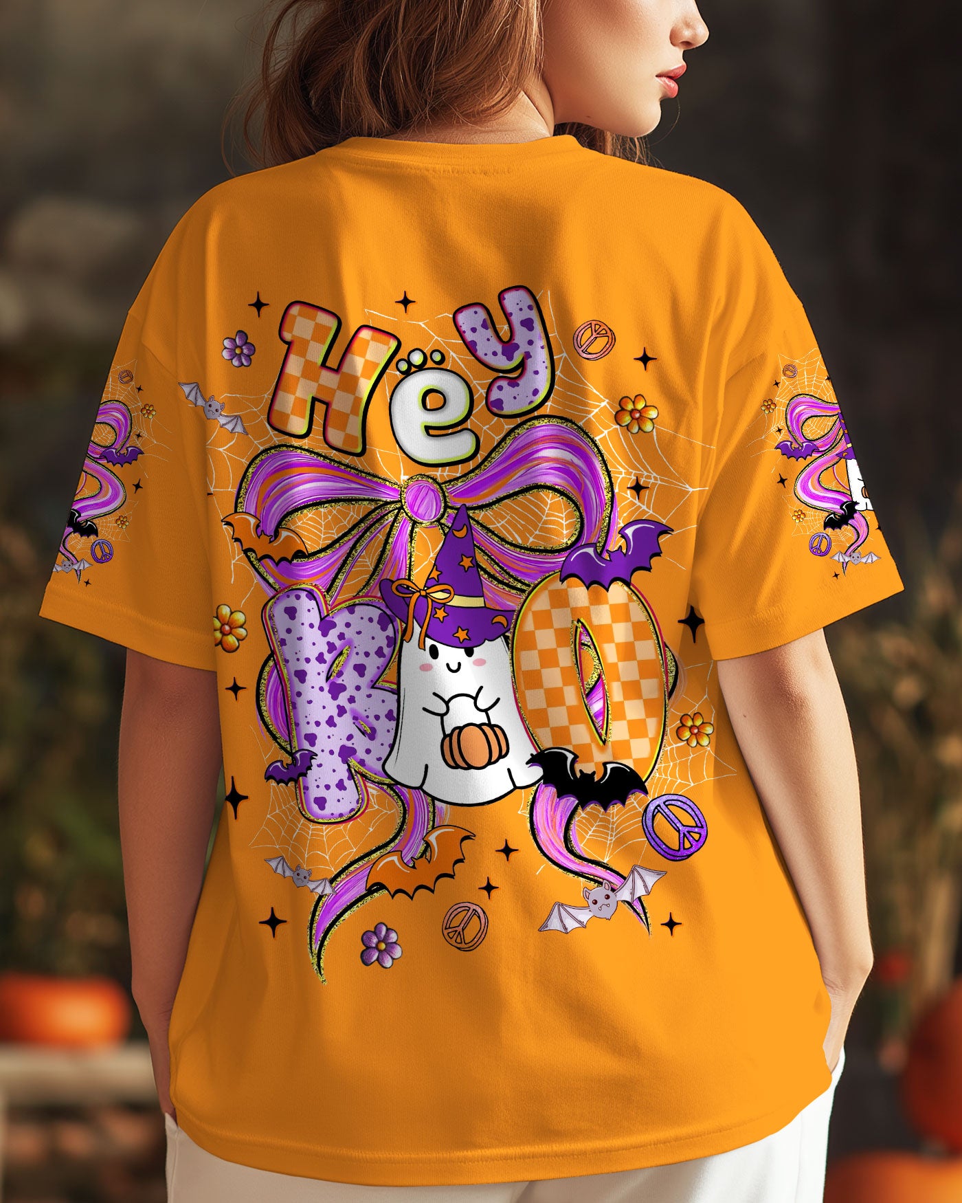 HEY BOO HALLOWEEN ALL OVER PRINT  - TLNT2907251