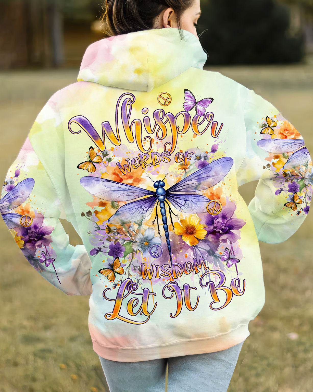 WHISPER WORDS OF WISDOM DRAGONFLY ALL OVER PRINT - TLTR2712235