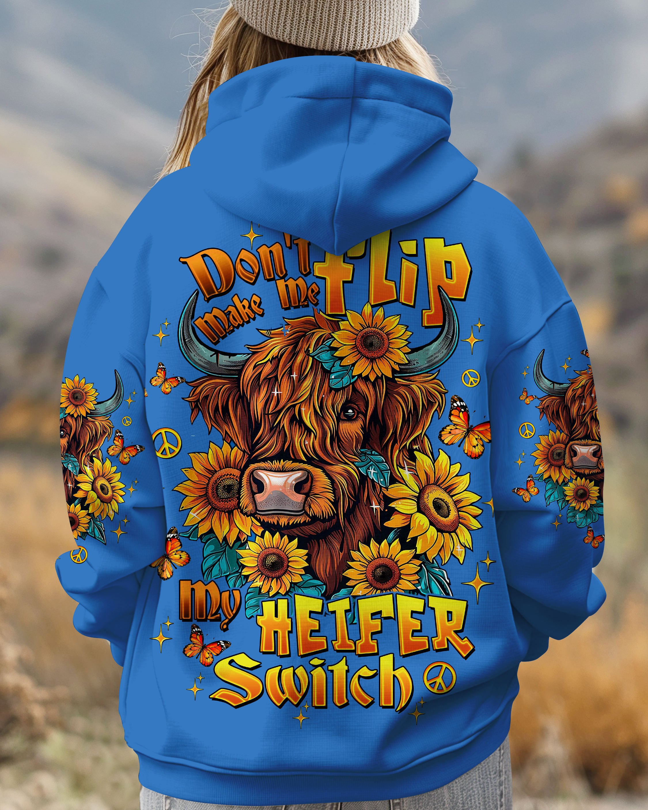 HEIFER SWITCH COW ALL OVER PRINT - TLTW1110251