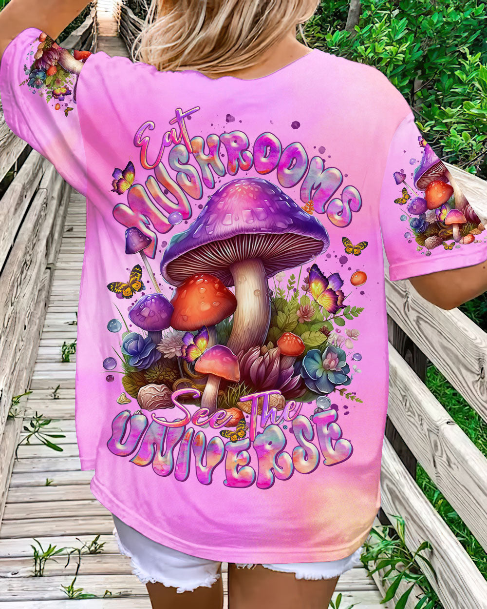 EAT MUSHROOMS SEE THE UNIVERSE ALL OVER PRINT - TLTR0901243