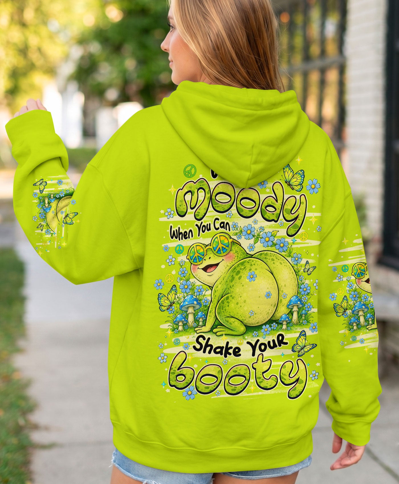WHY BE MOODY FROG ALL OVER PRINT - TLHN0807262