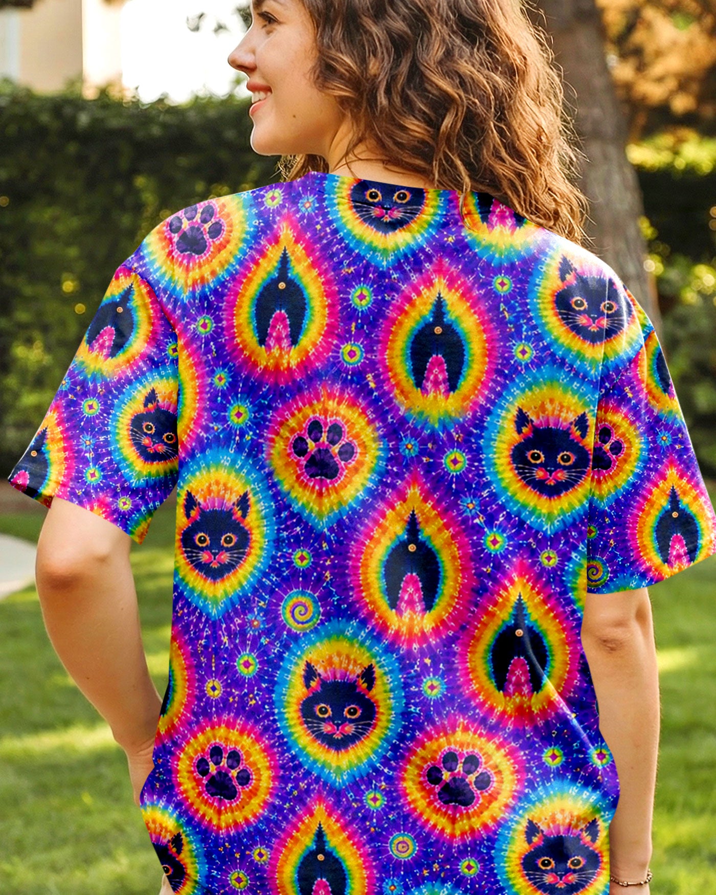 FUNNY CAT PAW PRINT ALL OVER PRINT - TLHN0907261