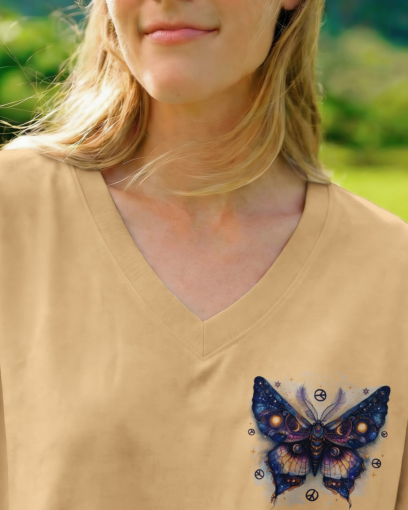 HELLO DARKNESS MY OLD FRIEND BUTTERFLY ALL OVER PRINT - TYTD0302251