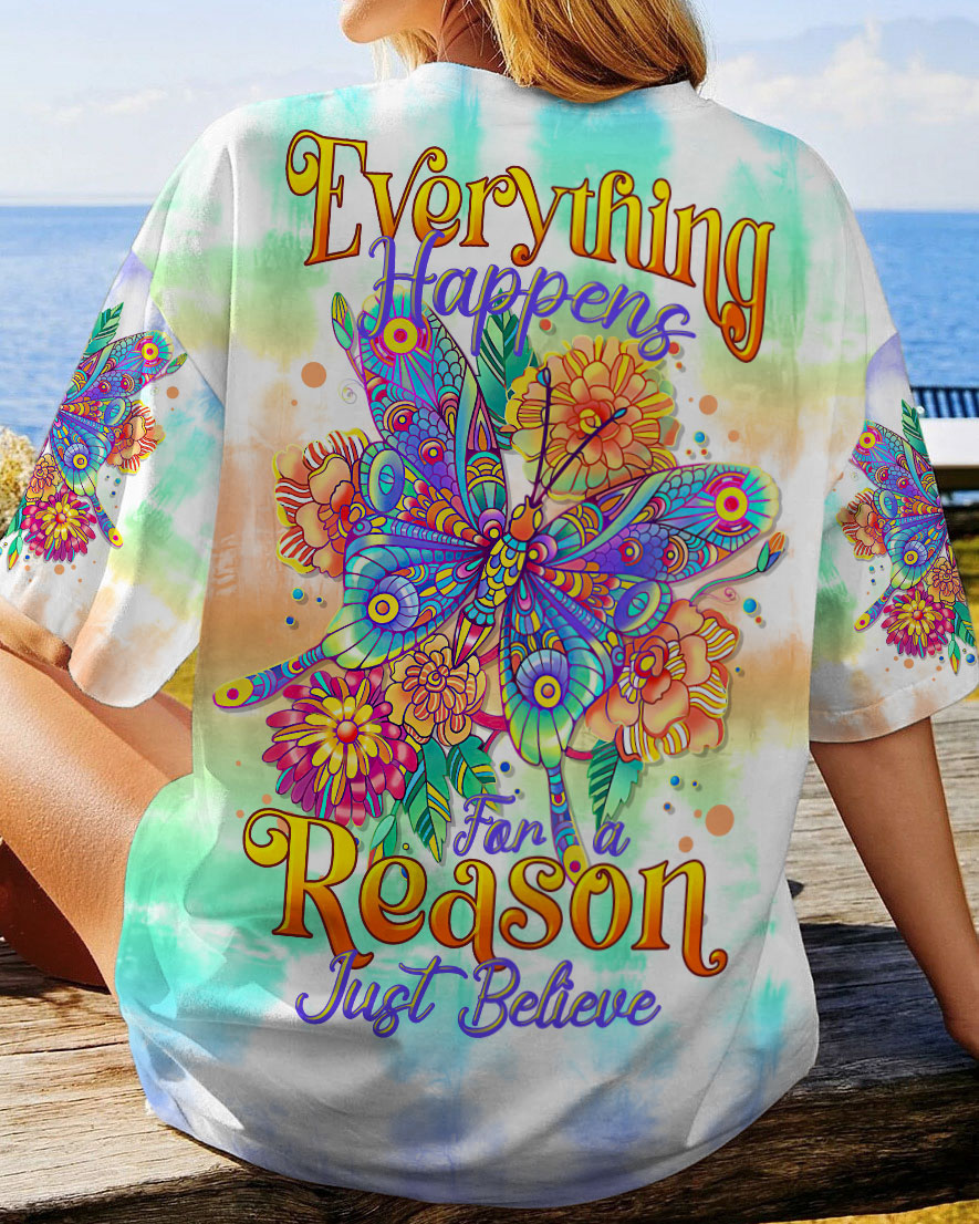 JUST BELIEVE BUTTERFLY ALL OVER PRINT - TLTR0906231