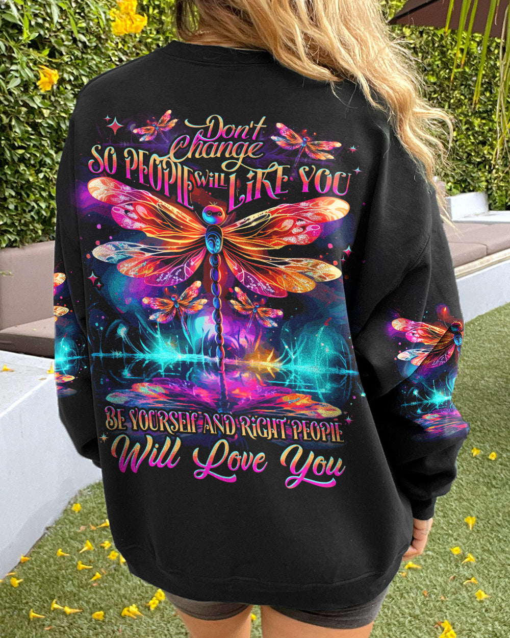 BE YOURSELF DRAGONFLY ALL OVER PRINT - TYTD0308231