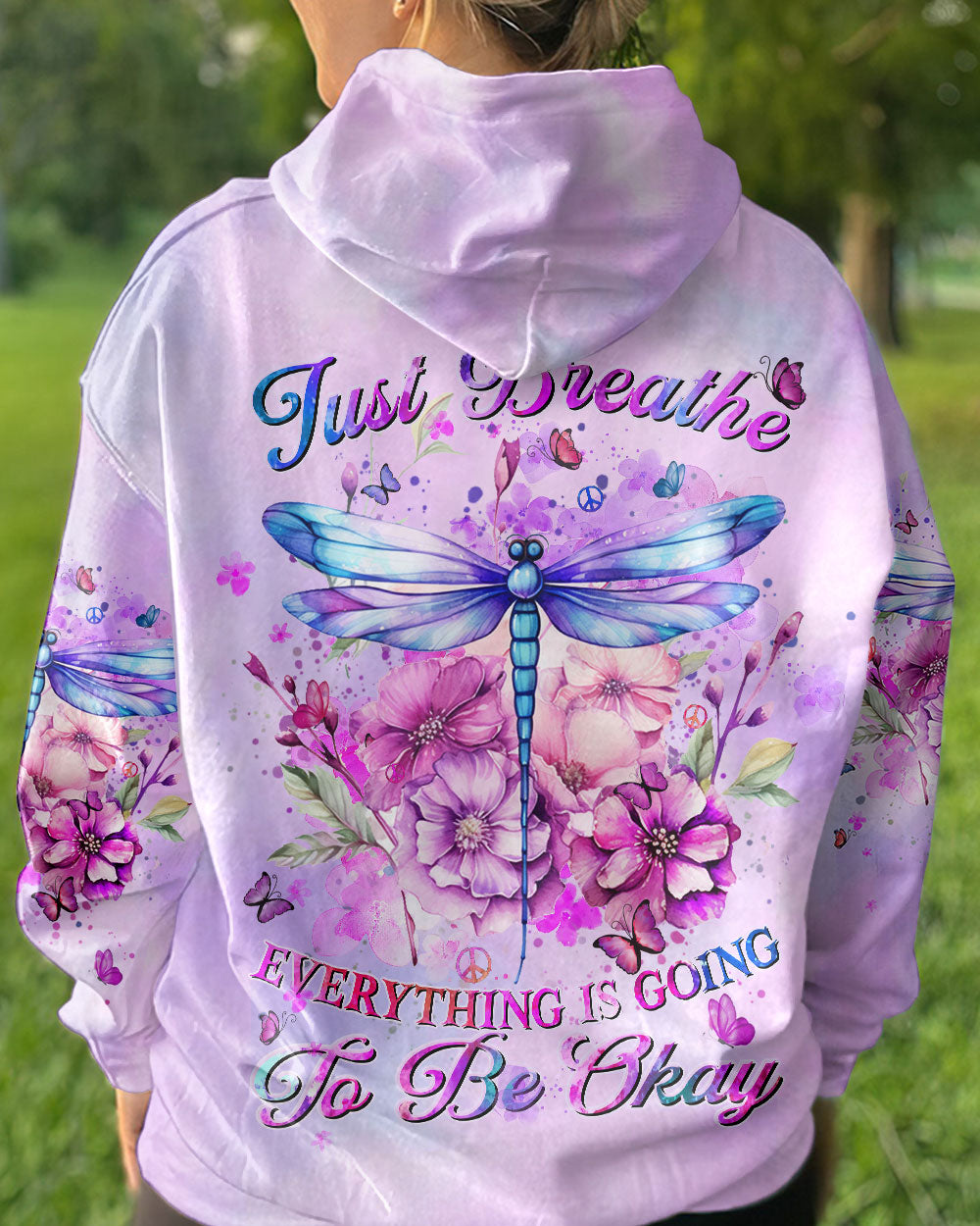 JUST BREATHE DRAGONFLY ALL OVER PRINT - YHHN0812233