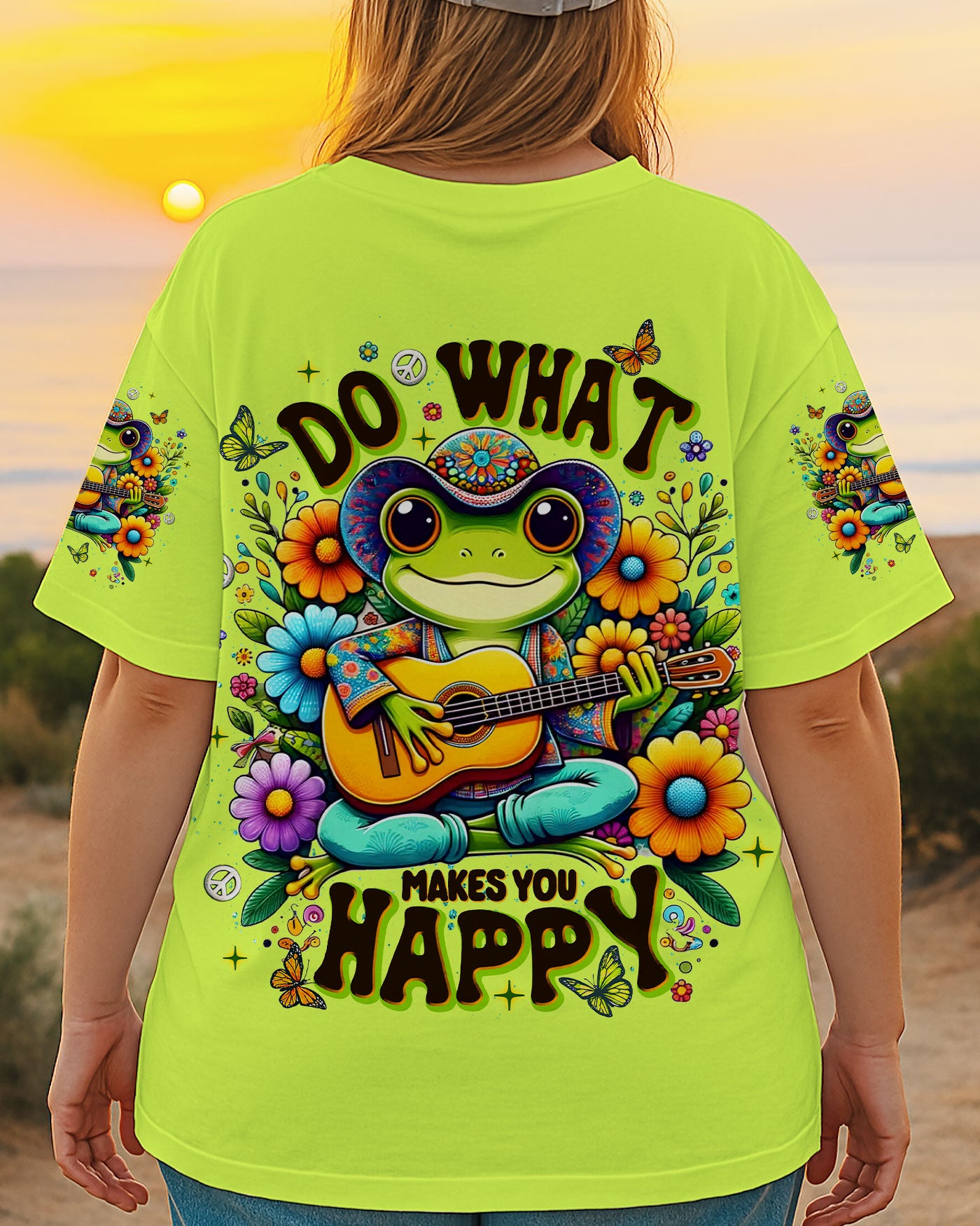 DO WHAT MAKES YOU HAPPY FROG ALL OVER PRINT  - TLNT2208254