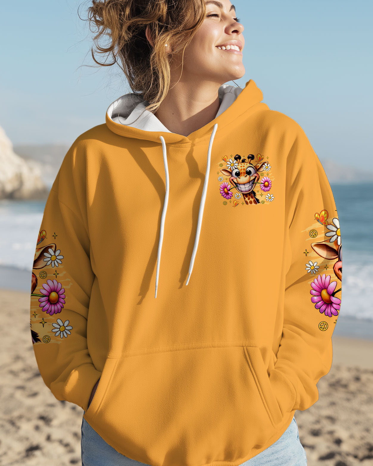 DO WHAT MAKES YOU HAPPY GIRAFFE ALL OVER PRINT  - TLTR2008251