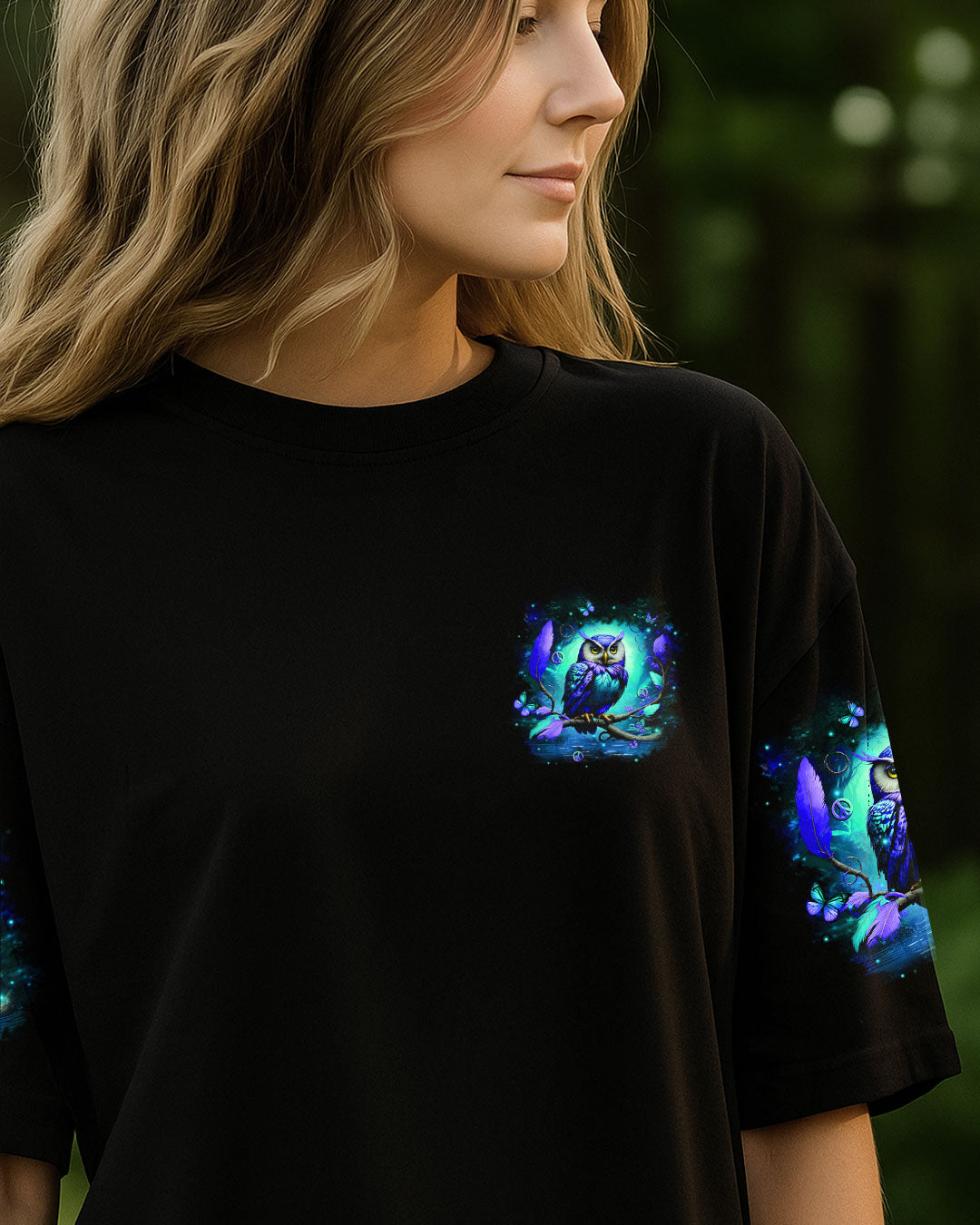 HELLO DARKNESS MY OLD FRIEND OWL ALL OVER PRINT - YHHN2508252