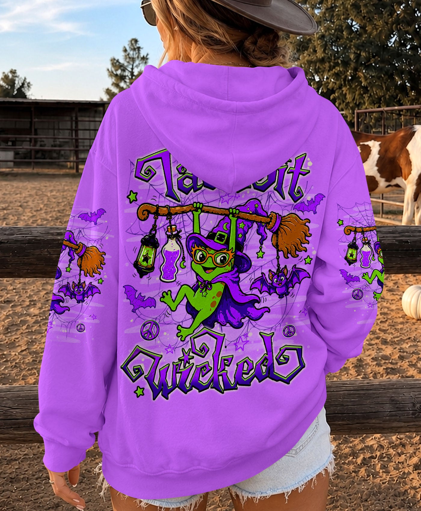 TAD BIT WICKED FROG HALLOWEEN ALL OVER PRINT - TLHN2407263