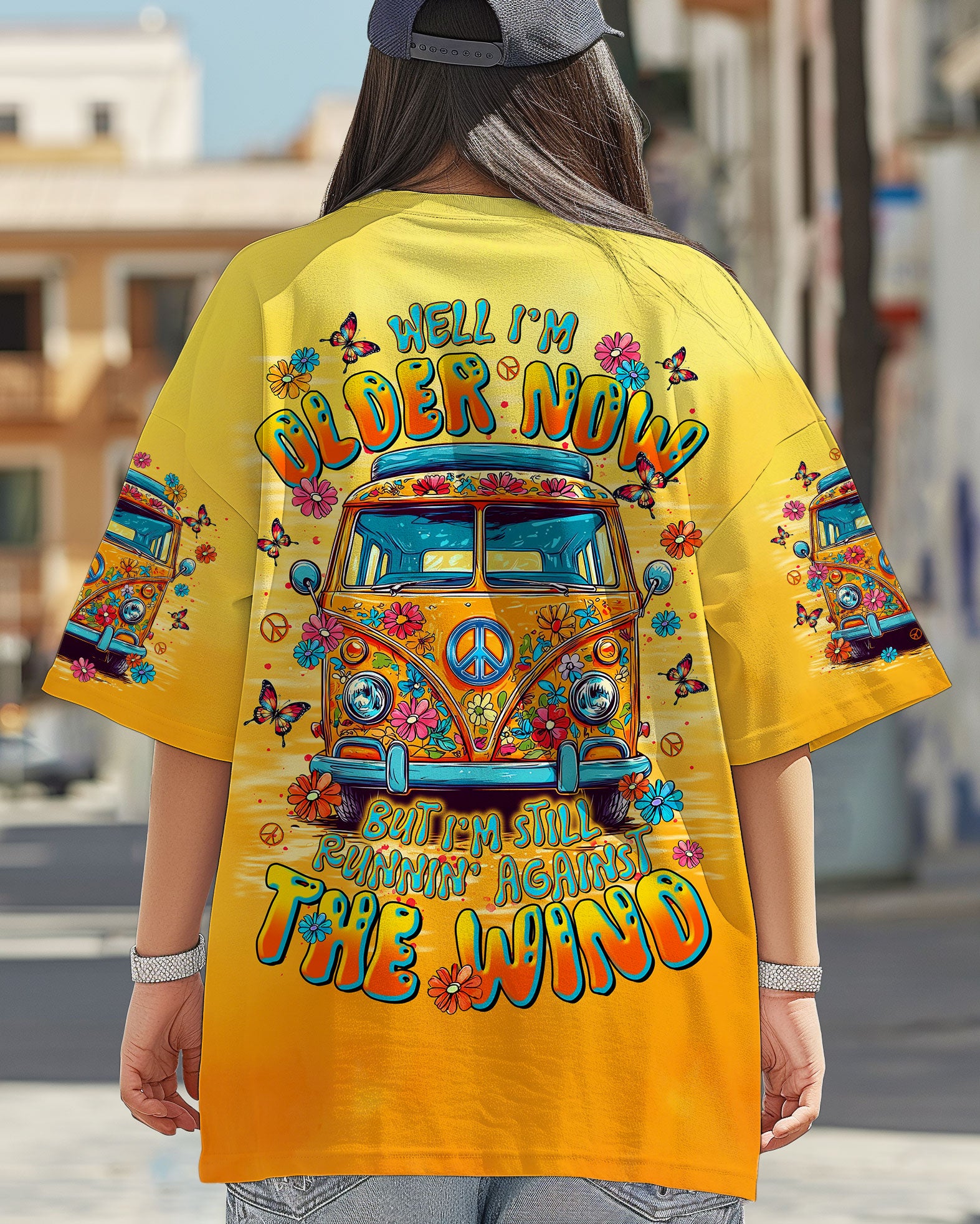 RUNNING AGAINST THE WIND FLORAL BUS ALL OVER PRINT  - TLTR0804253